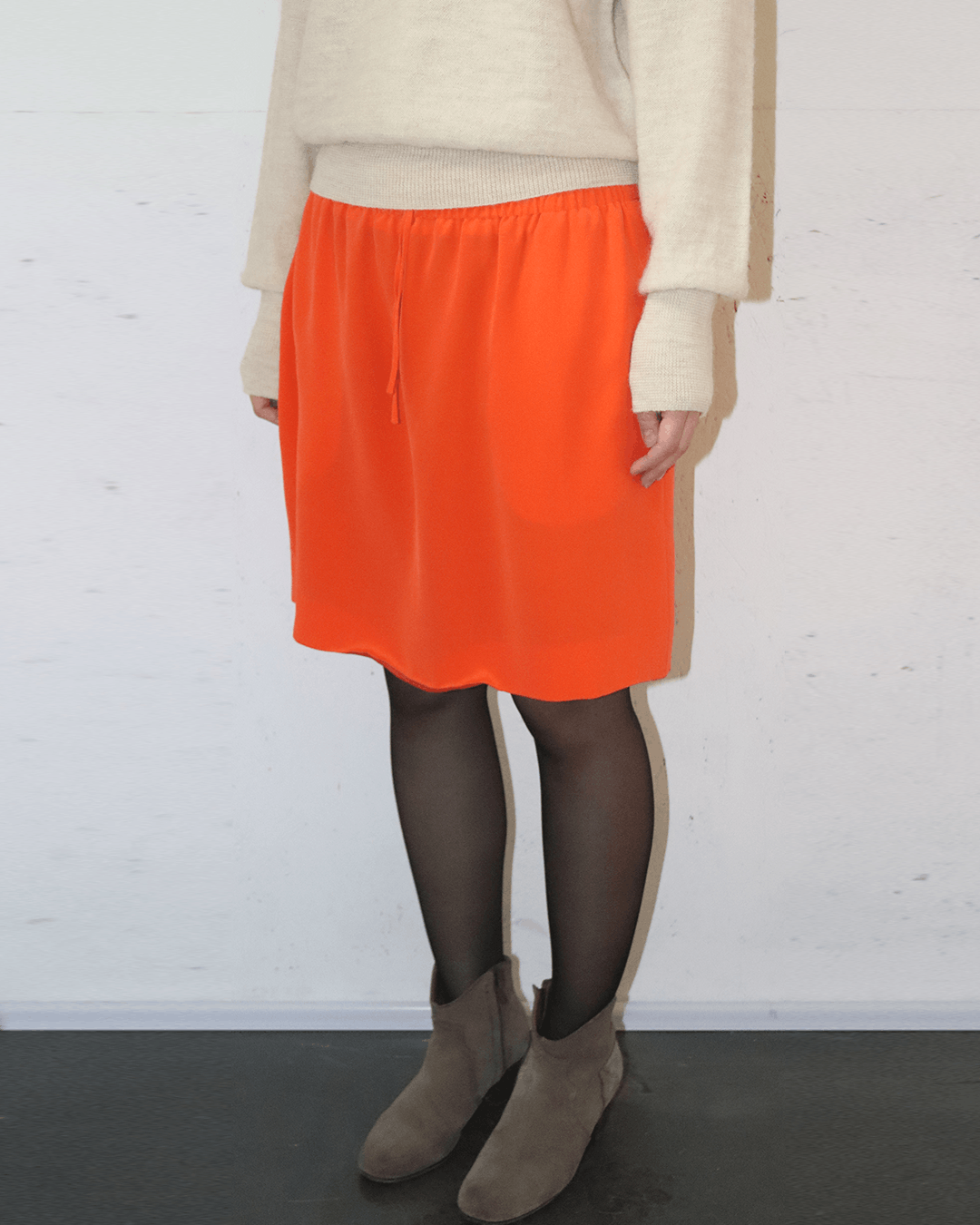 Celine Celine by Phoebe Philo Orange Mini Skirt Size 27" / US 4 / IT 40 - 3 Thumbnail
