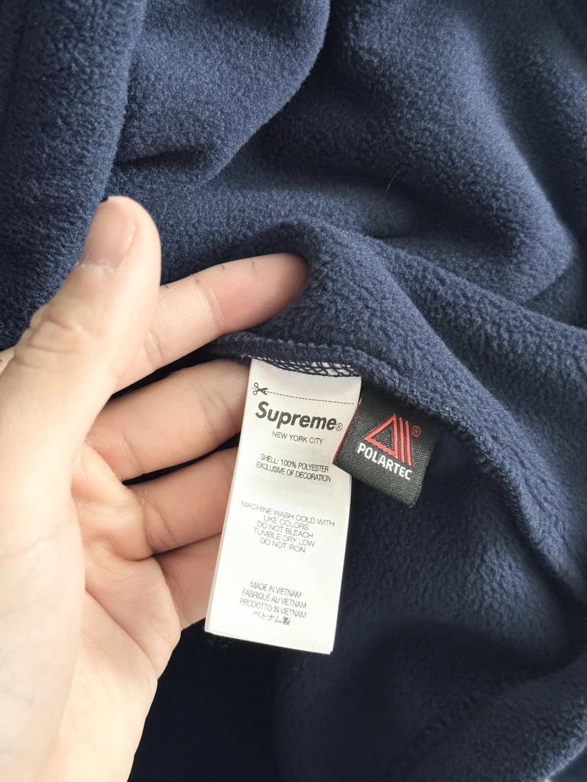 Supreme Supreme Polartec Face Mask Half Zip Hooded Sweatshirt Size US L / EU 52-54 / 3 - 8 Thumbnail
