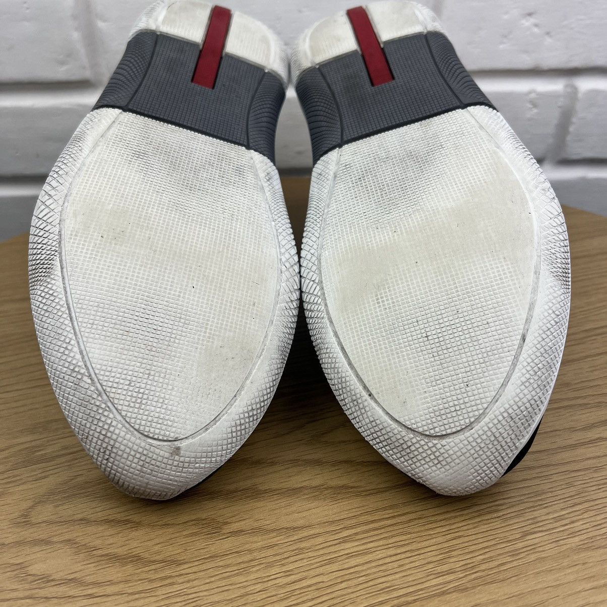 Prada PRADA Sneakers Nylon Shoes Tech Plum Side Logo Black Men’s Size US 11 / EU 44 - 13 Thumbnail