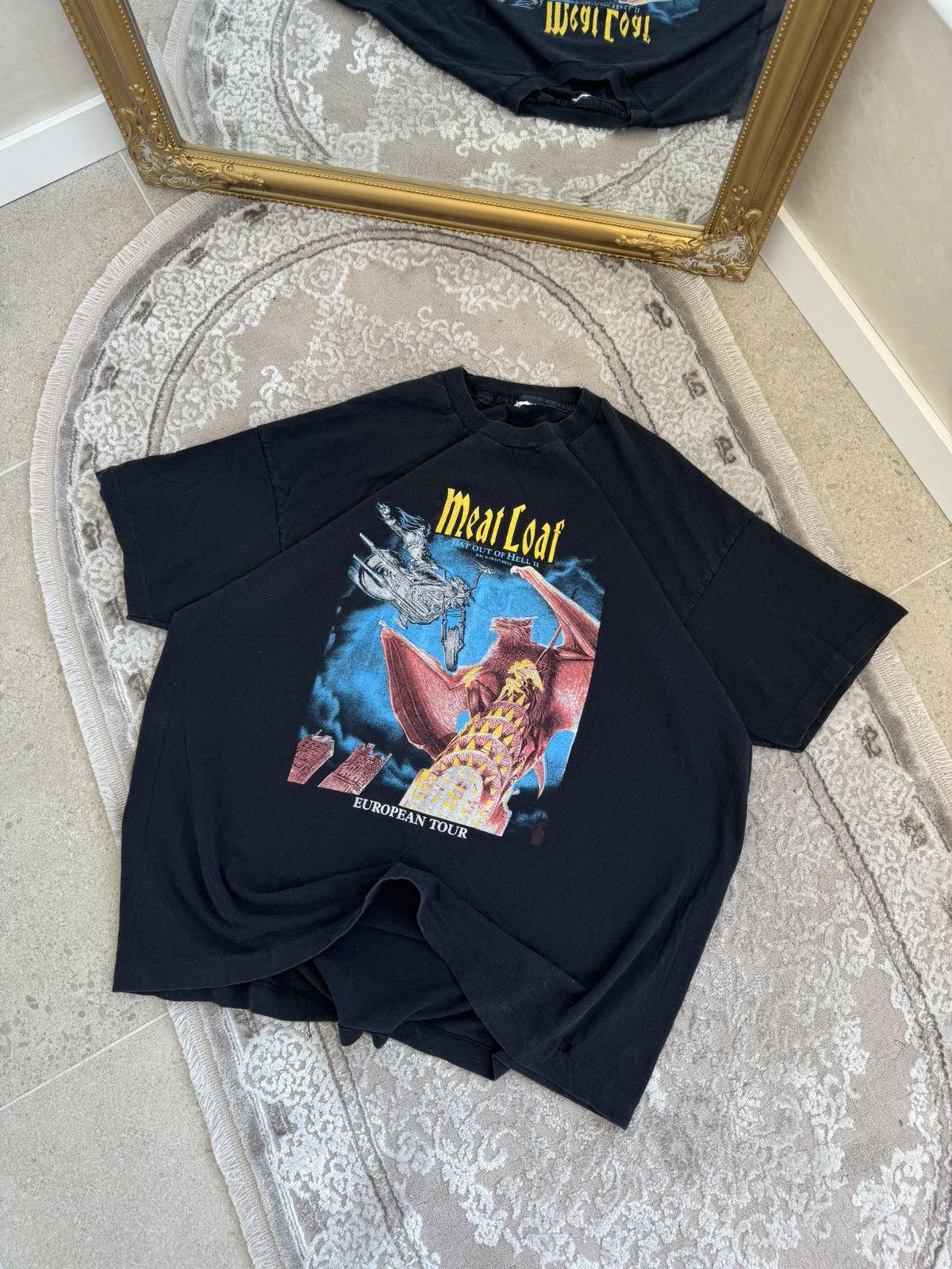 Vintage Vintage 1994 Meat Loaf T Shirt - Tour Concert Vtg Band Tee Size US XL / EU 56 / 4 - 1 Thumbnail