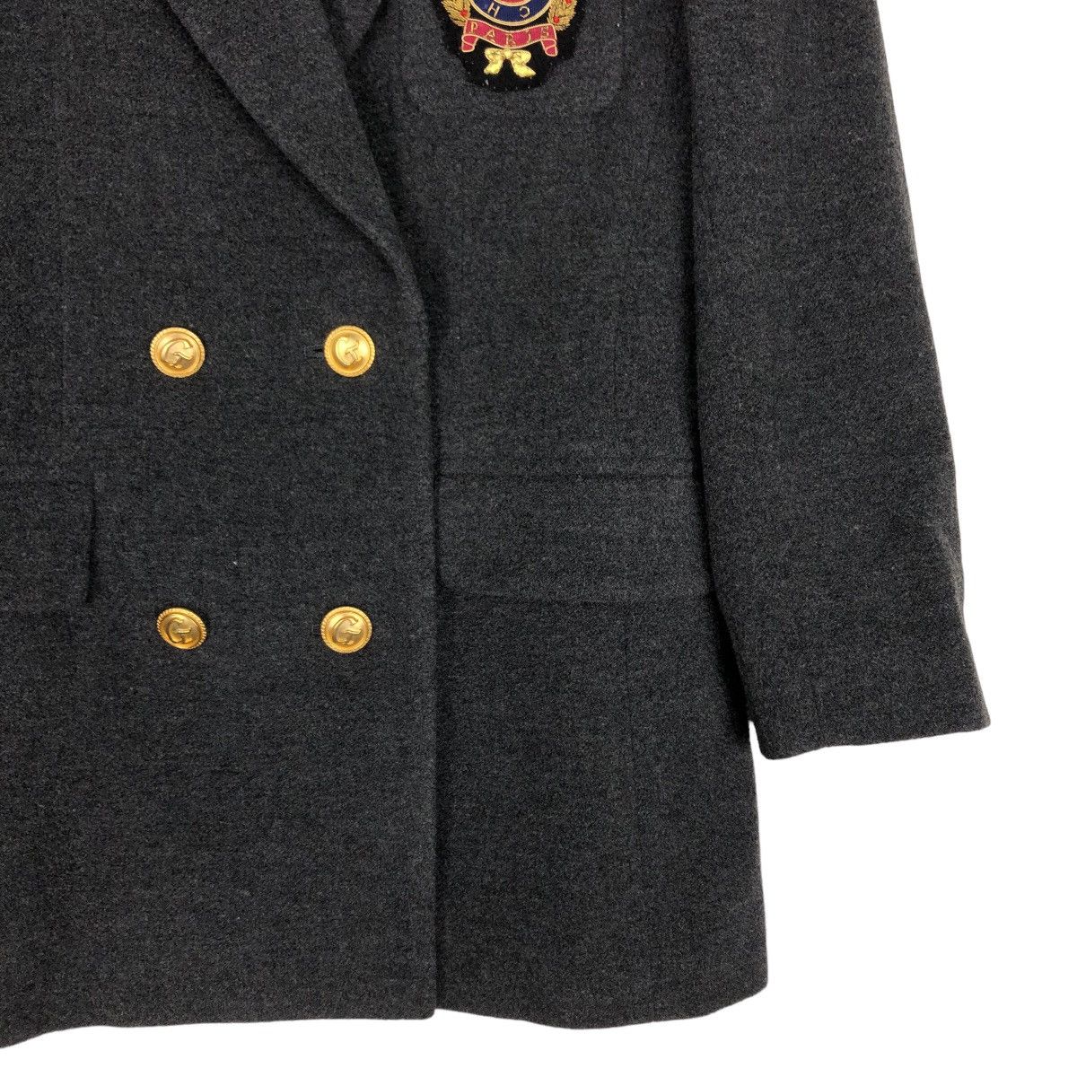 Vintage 🔥Vtg Givenchy Gold Button Wool Double Breast Jacket Coats Size US M / EU 48-50 / 2 - 5 Thumbnail