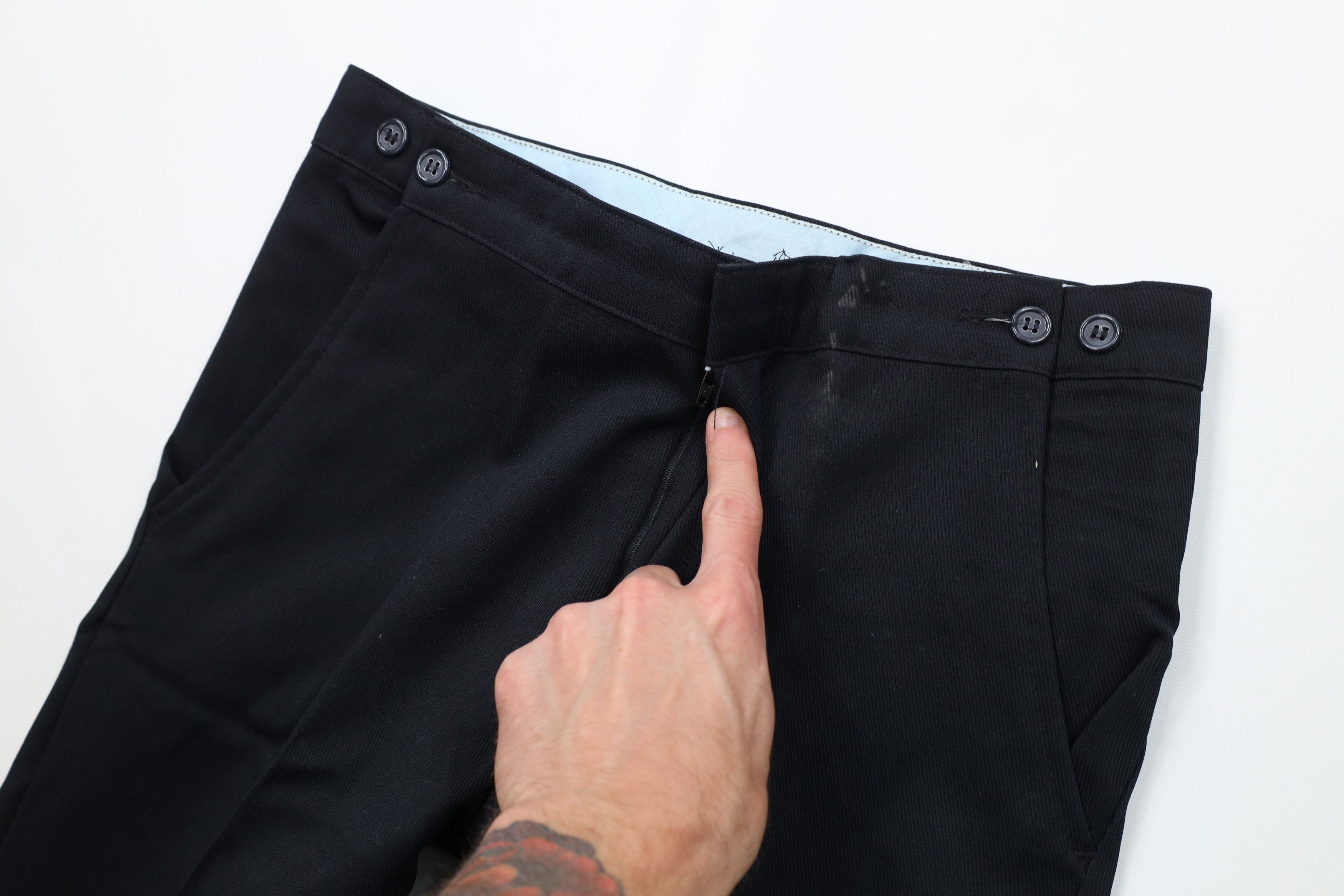 Vintage Deadstock Vintage 60s 70s Streetwear Wide Leg Chino Pants Size US 30 / EU 46 - 8 Thumbnail