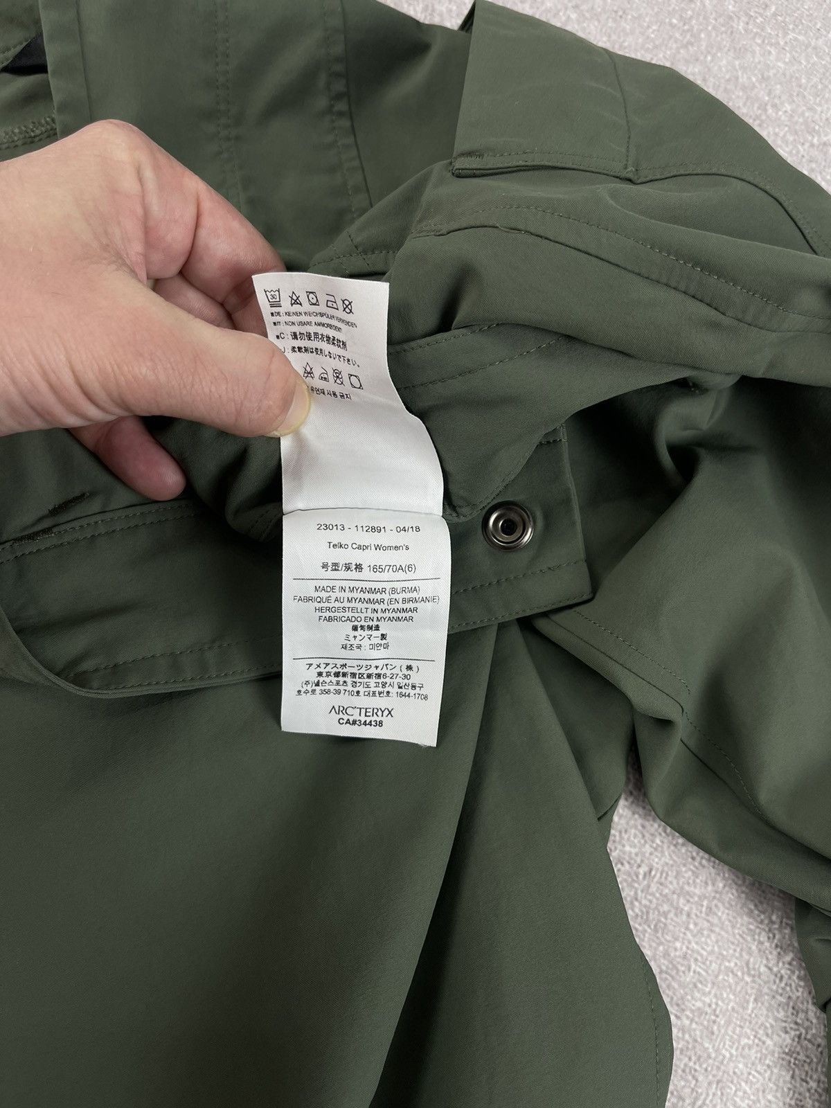 Arc'teryx Arc’teryx Telco Capri Hiking Pants Women’s Size 6 Size 28" / US 6 / IT 42 - 10 Thumbnail