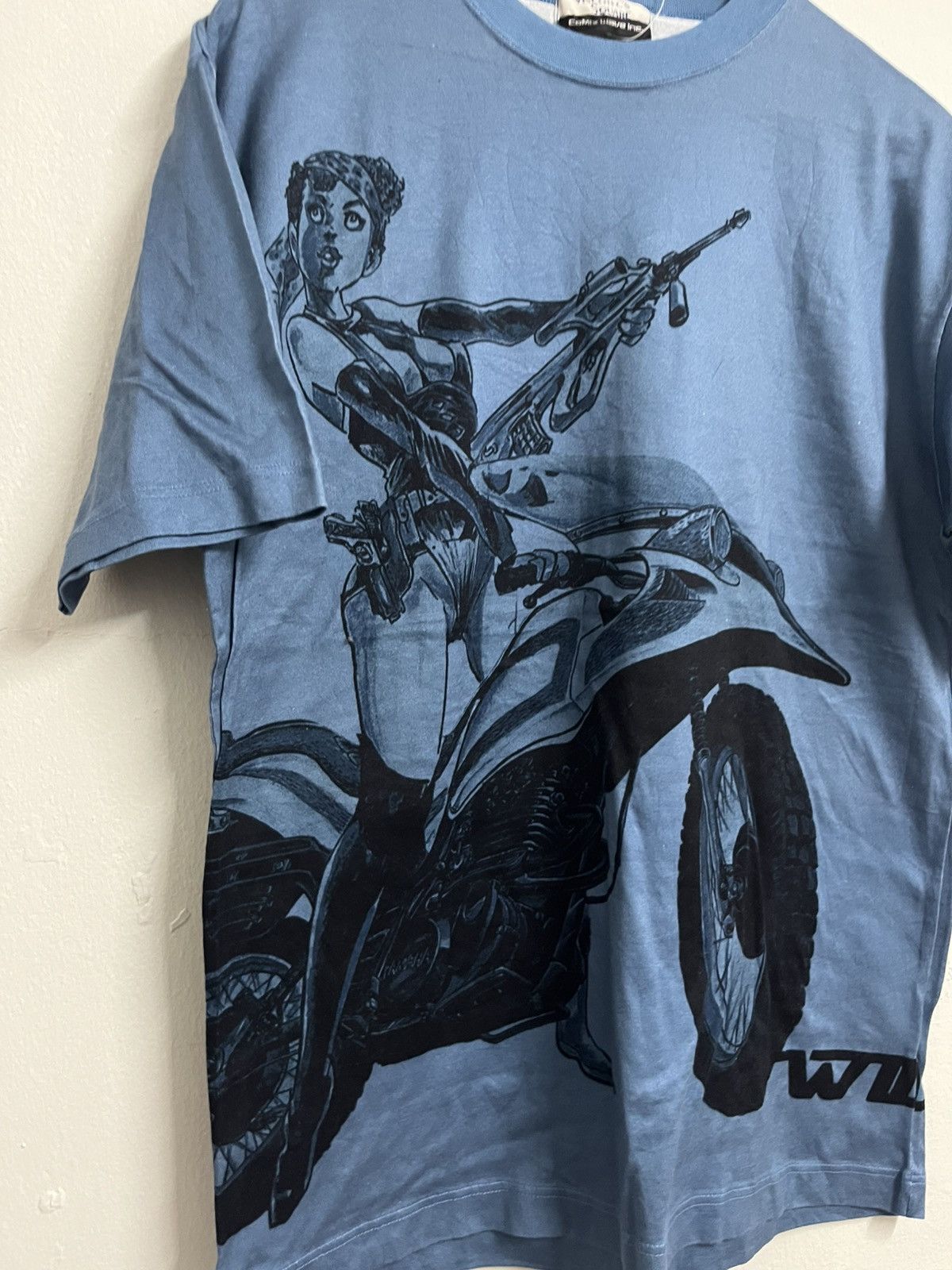 Anime 💥Y2K 2000s WILD SEVEN Sexy Girl Anime Comic Wave Inc Tee Size US L / EU 52-54 / 3 - 2 Thumbnail