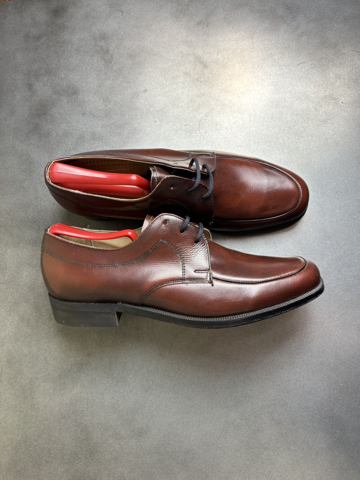 Eaton × Leather × Vintage 1960s Vintage Loafers 1970s Leather Moc Toe Size US 9 / EU 42 - 18 Thumbnail
