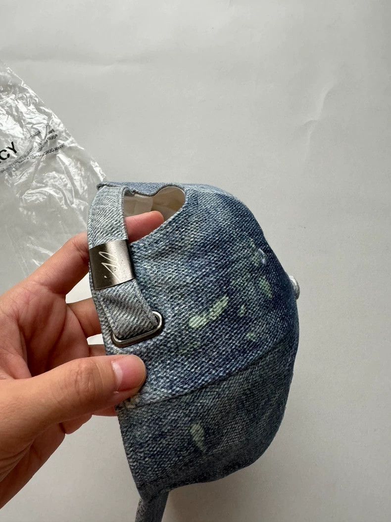 Our Legacy our legacy Digitally printed blue denim cap 2504-Nextarrow Size ONE SIZE - 3 Thumbnail