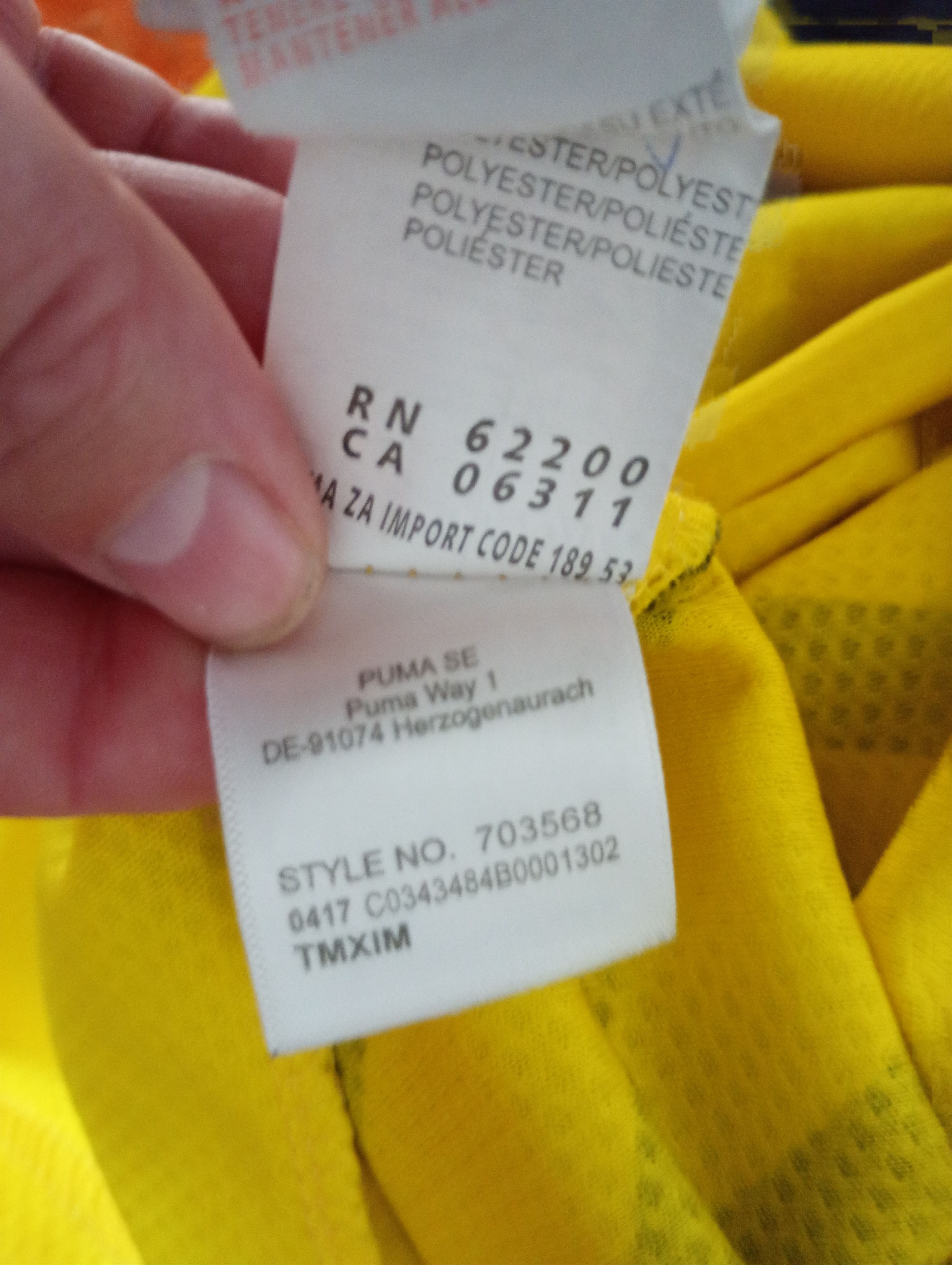 Puma puma Borussia Dortmund Jersey 9 Haaland 2020-2021 size 26 Size US XXS / EU 40 - 14 Thumbnail