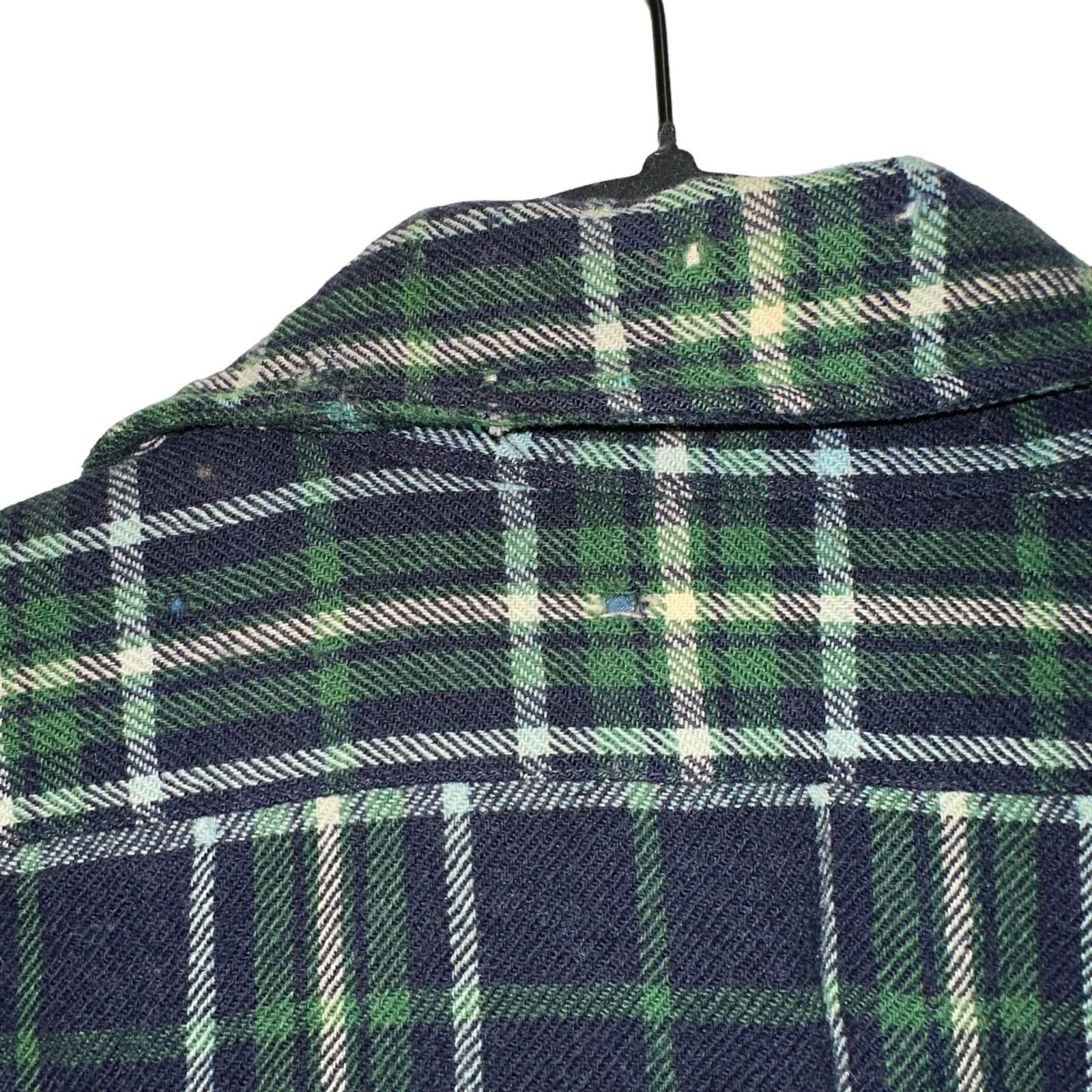 Pendleton Pendleton Vintage Wool Plaid Button Down Heavily Distressed Size US XL / EU 56 / 4 - 7 Thumbnail