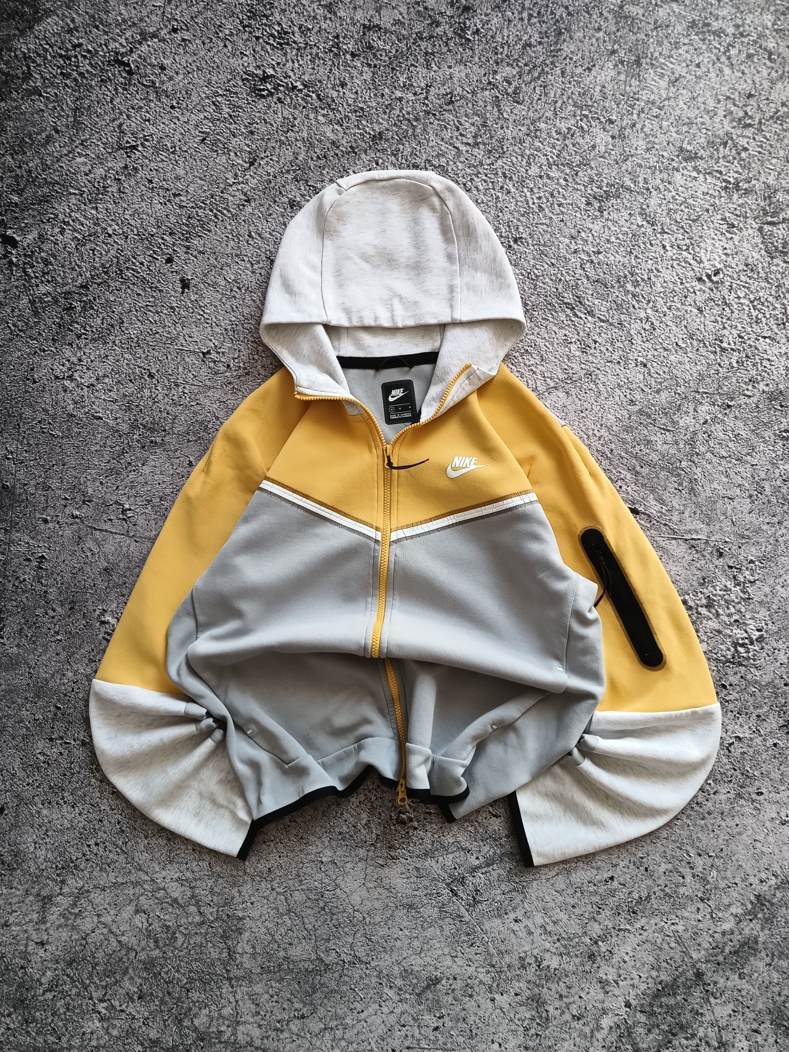 Nike × Vintage Nike Tech Fleece Zip Hoodie Drill Y2K Size US M / EU 48-50 / 2 - 1 Thumbnail