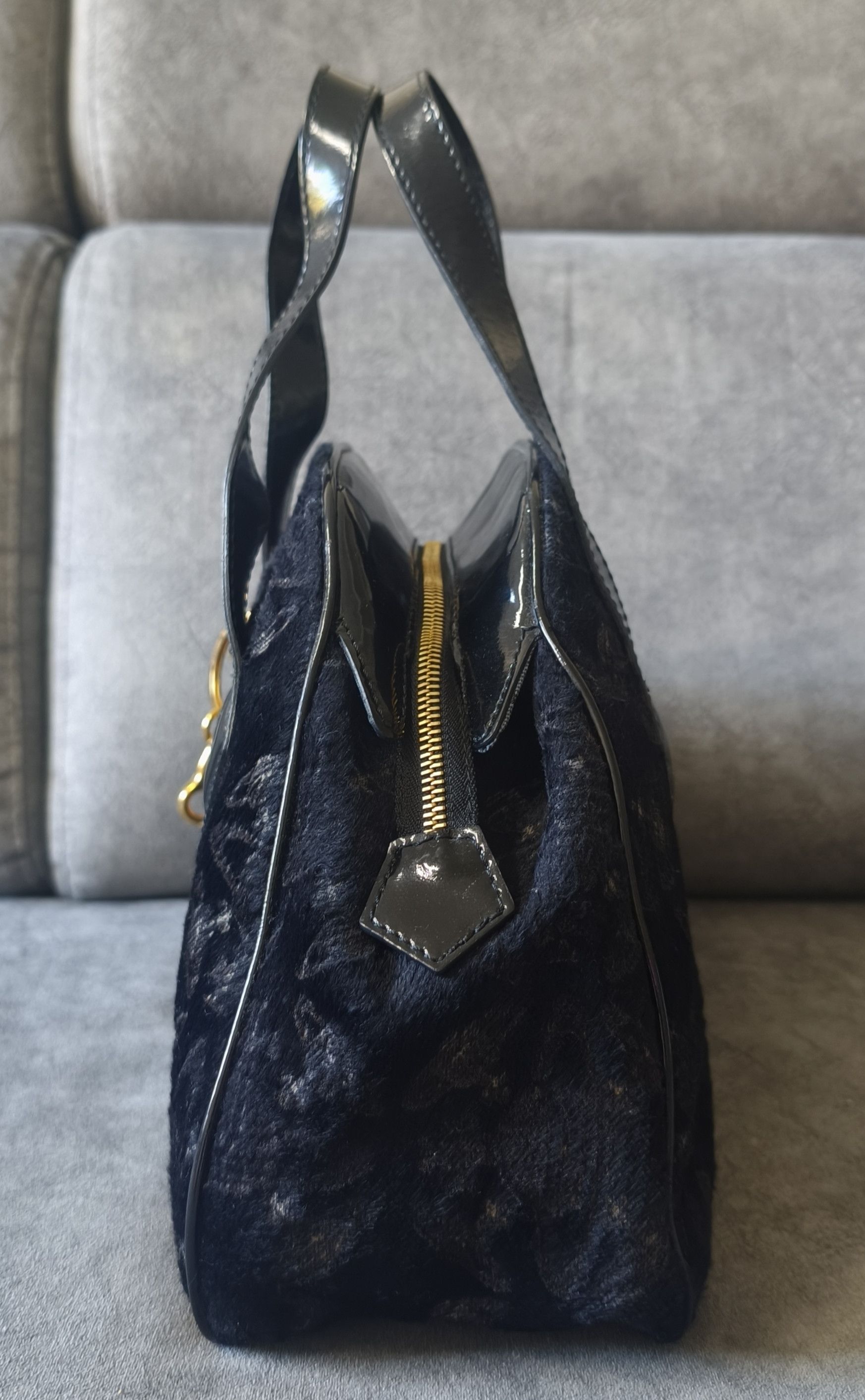 Vivienne Westwood Vivienne Westwood Yasmin Orb Monogram Haircalf Boston Bag Size ONE SIZE - 6 Thumbnail