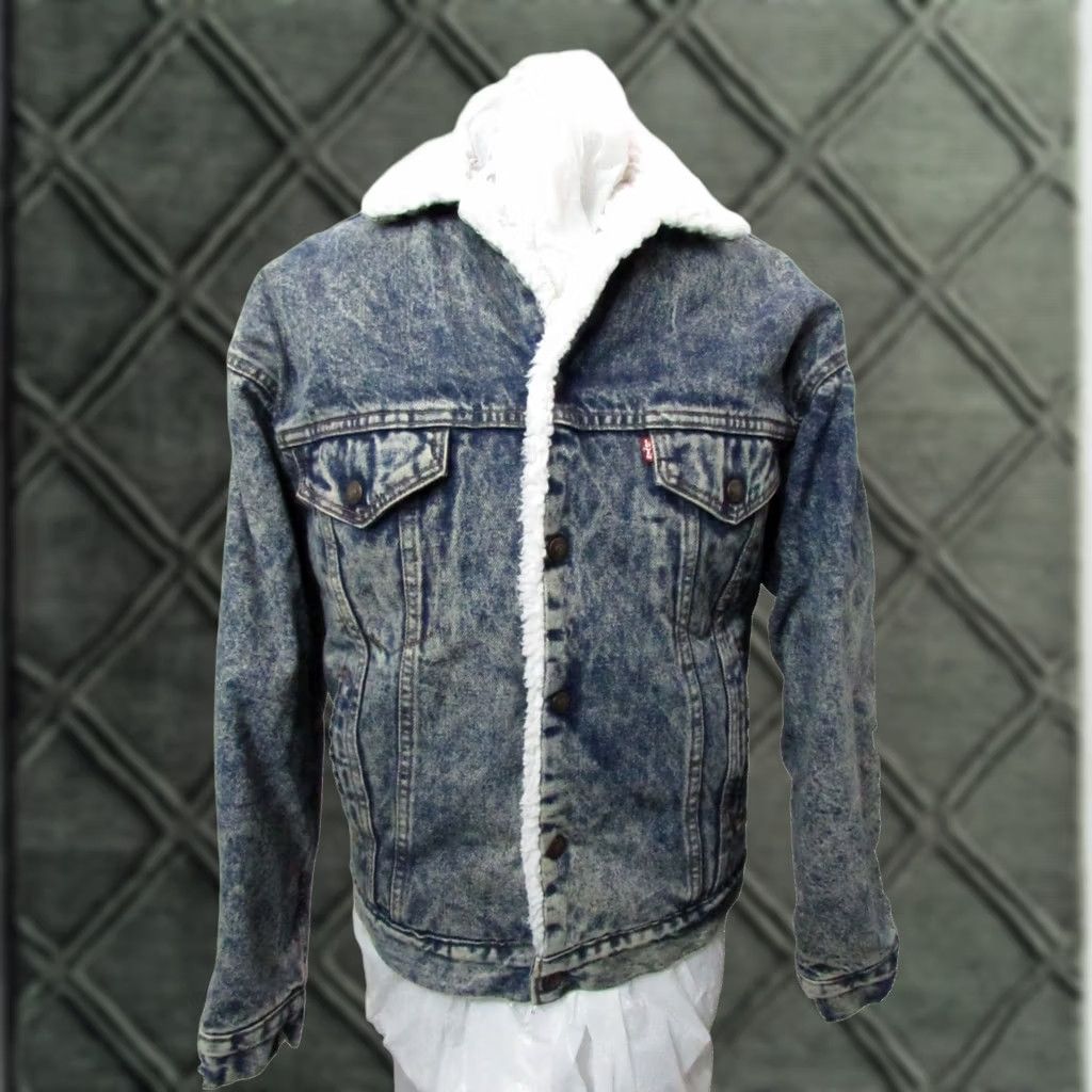 Levi's VINTAGE Levi's San Francisco Sherpa Denim Trucker Jacket USA Sz Small Size US S / EU 44-46 / 1 - 1 Thumbnail