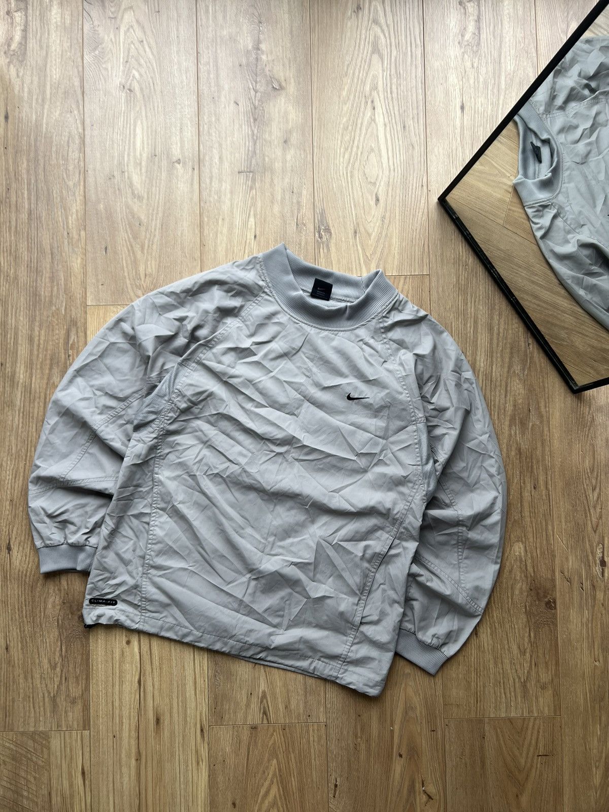 Nike 00’s NIKE GORPCORE Y2K RETRO NYLON CREWNECK SWOOSH Size US M / EU 48-50 / 2 - 1 Thumbnail