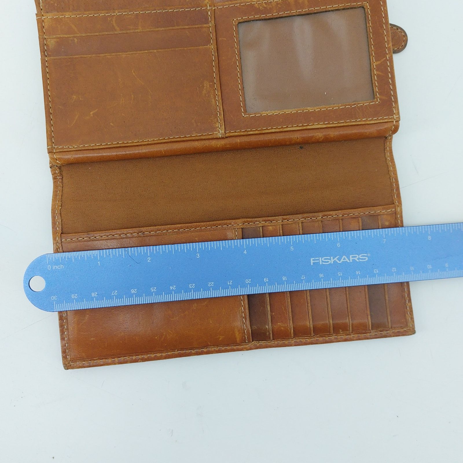 Timberland Timberland Genuine Leather Trifold Wallet Brown Brown Cards Size ONE SIZE - 8 Thumbnail