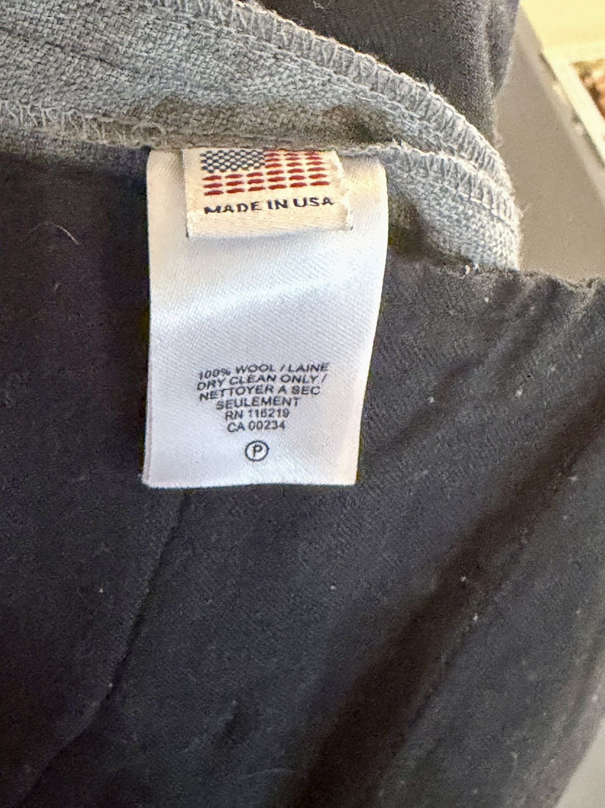 Steven Alan Steven Alan Gray Wool Trousers Made in USA (31) Size US 31 - 4 Thumbnail