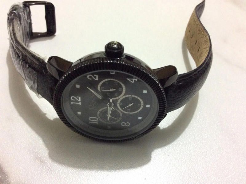 Original Penguin penguin black men's leather strap watch Size ONE SIZE - 4 Thumbnail