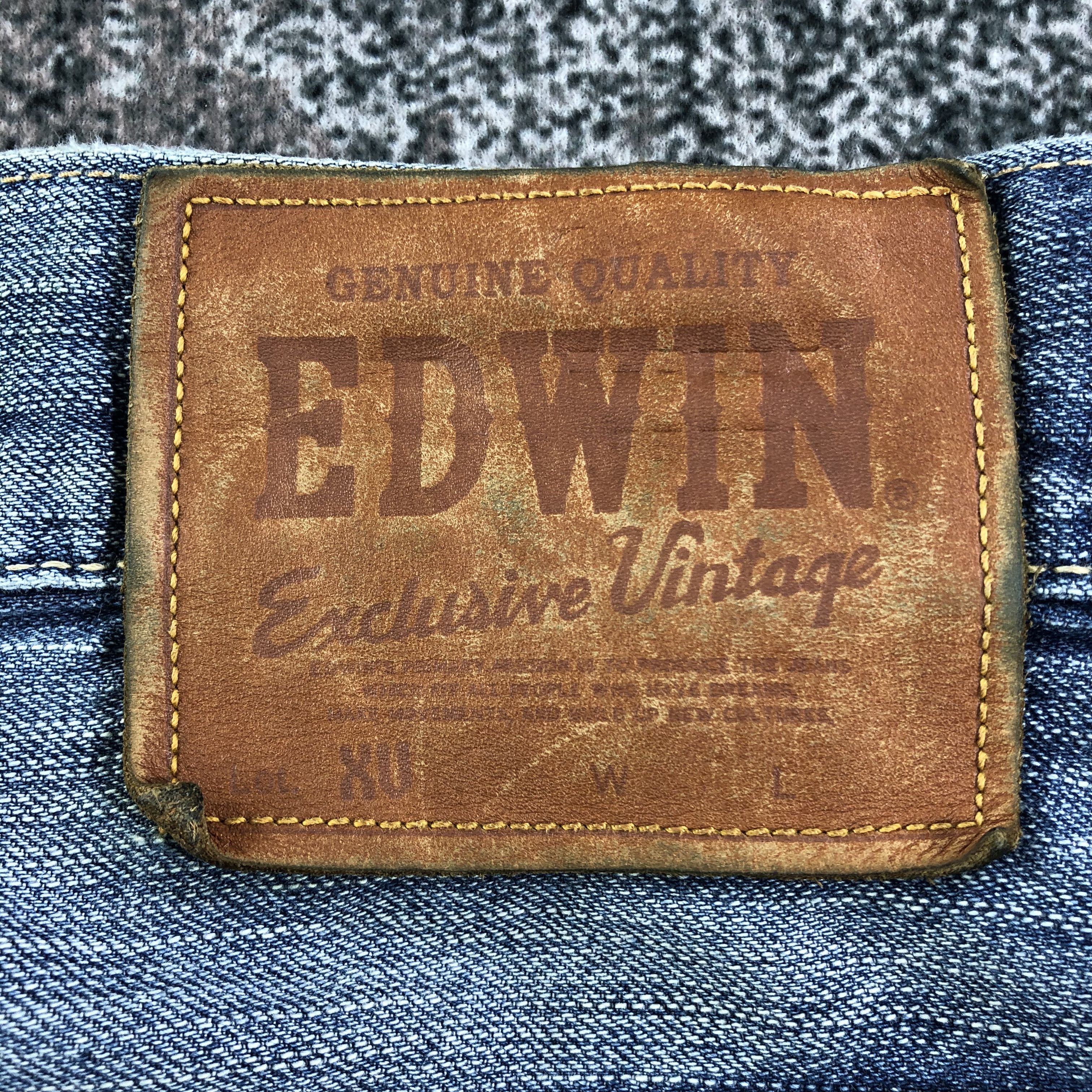Edwin Edwin XV Jeans Faded Blue Denim KJ1848 Size US 30 / EU 46 - 5 Thumbnail