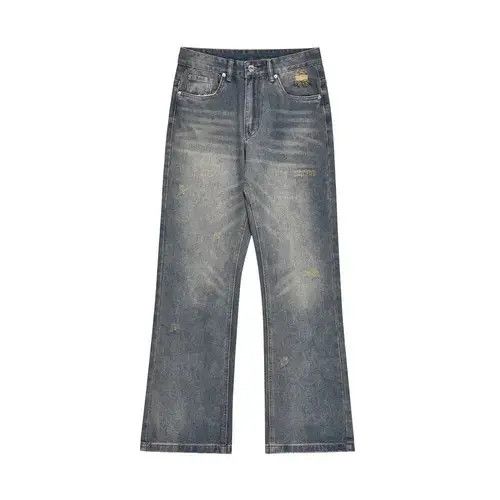 Jean Vintage Autumn Blue Denim Pants Size US 32 / EU 48 - 4 Thumbnail