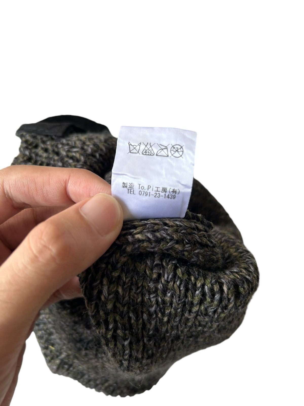 Japanese Brand × Kapital × Vintage Made in Japan Leather Spoon Crochet knitt Japanese Brand Hat Size ONE SIZE - 9 Thumbnail
