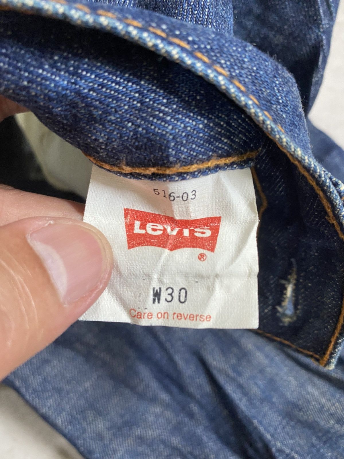 Levi's VINTAGE LEVIS 516 BOOTCUT Size US 30 / EU 46 - 20 Thumbnail