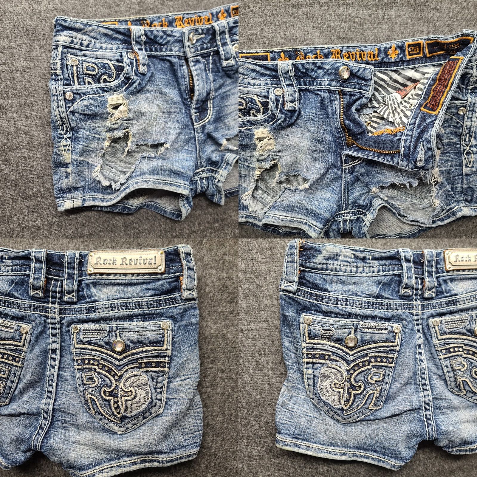 Vintage VINTAGE Rock Revival Shorts Womens 26 Size 26" / US 2 / IT 38 - 8 Thumbnail