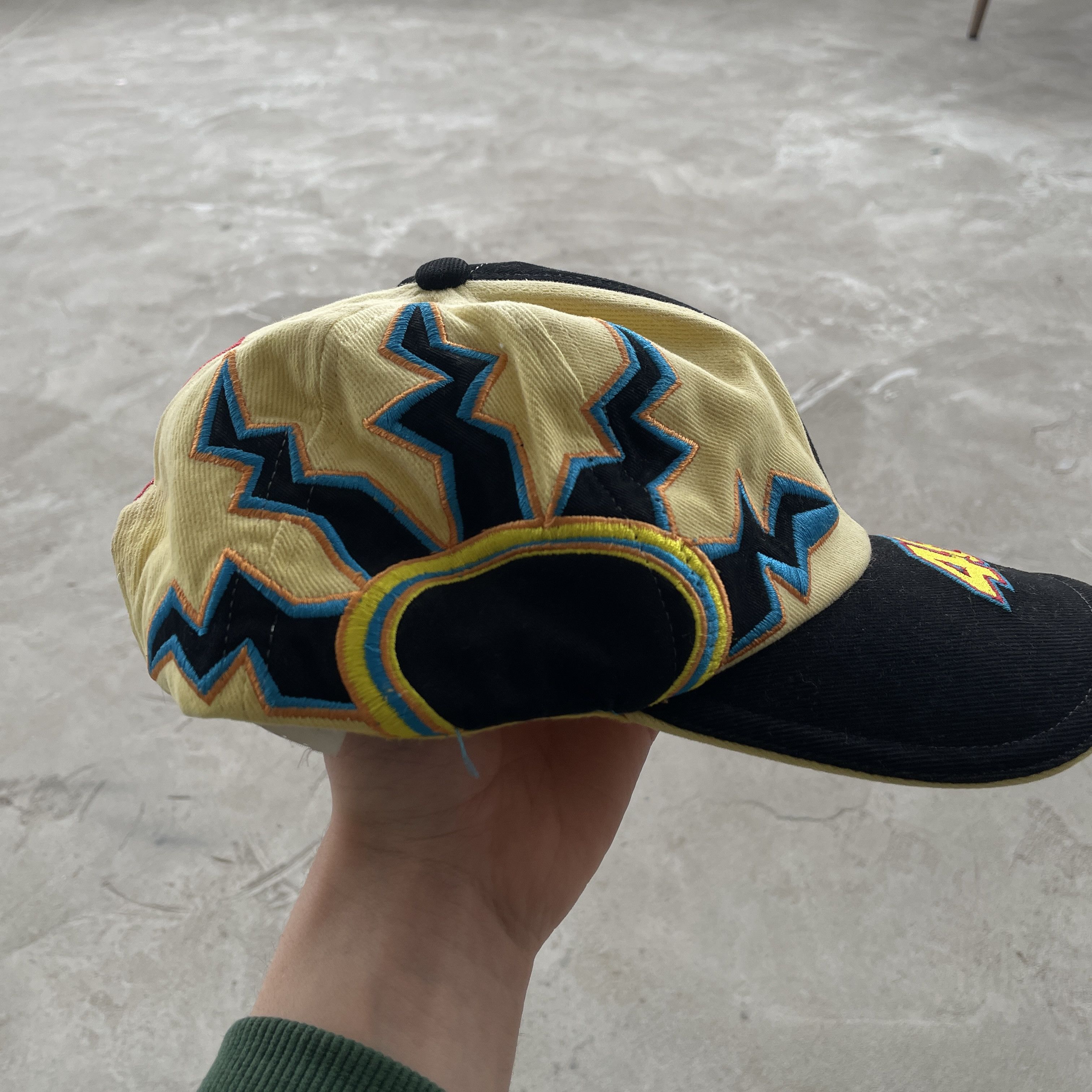 Vintage Valentino Rossi VR46 Moto GP Racing Hat Sun Moon Daring Cap Size ONE SIZE - 3 Thumbnail