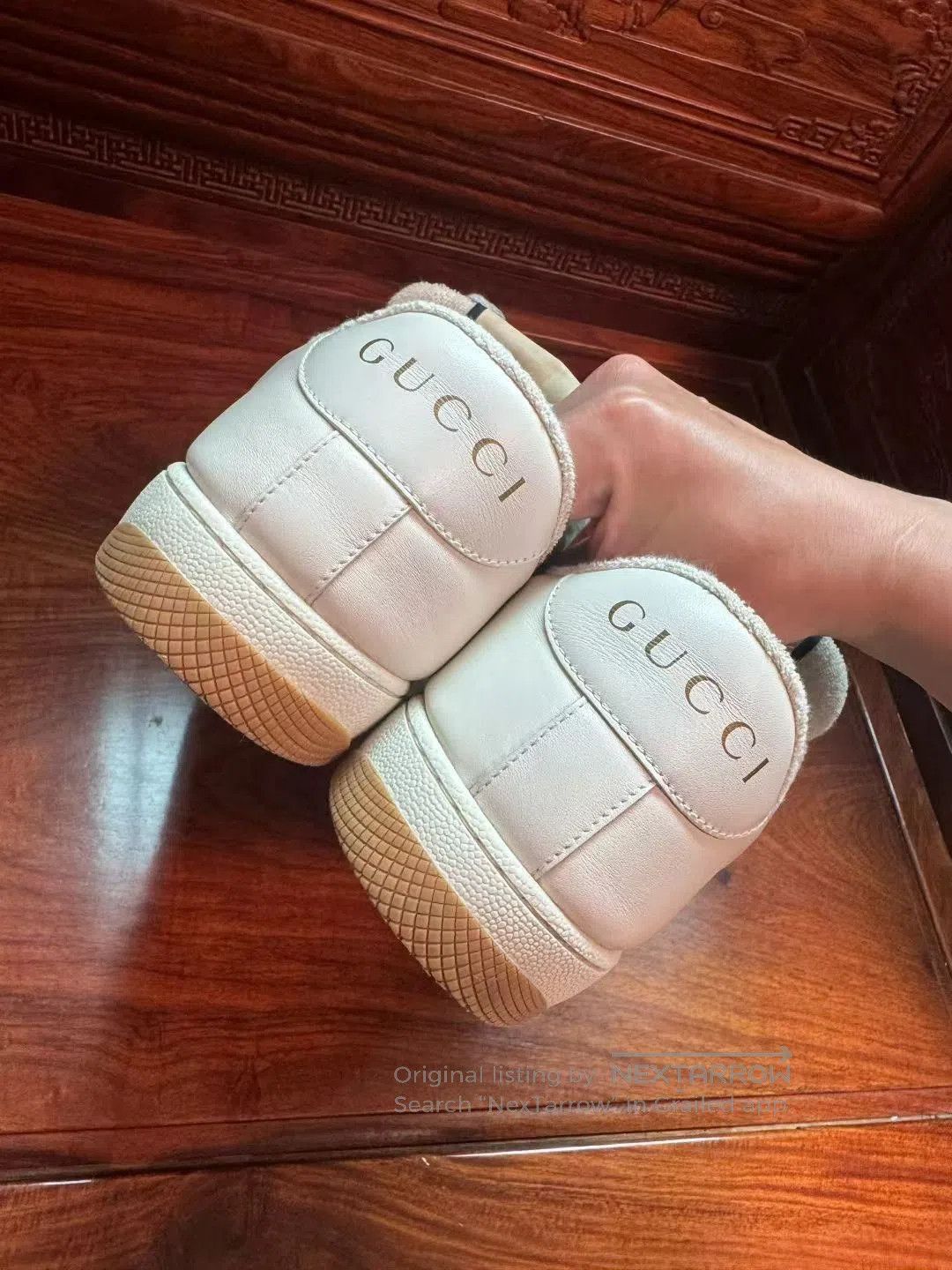 Gucci Gucci GG Enamel Distressed Sneakers. Size US 8.5 / EU 41-42 - 6 Thumbnail