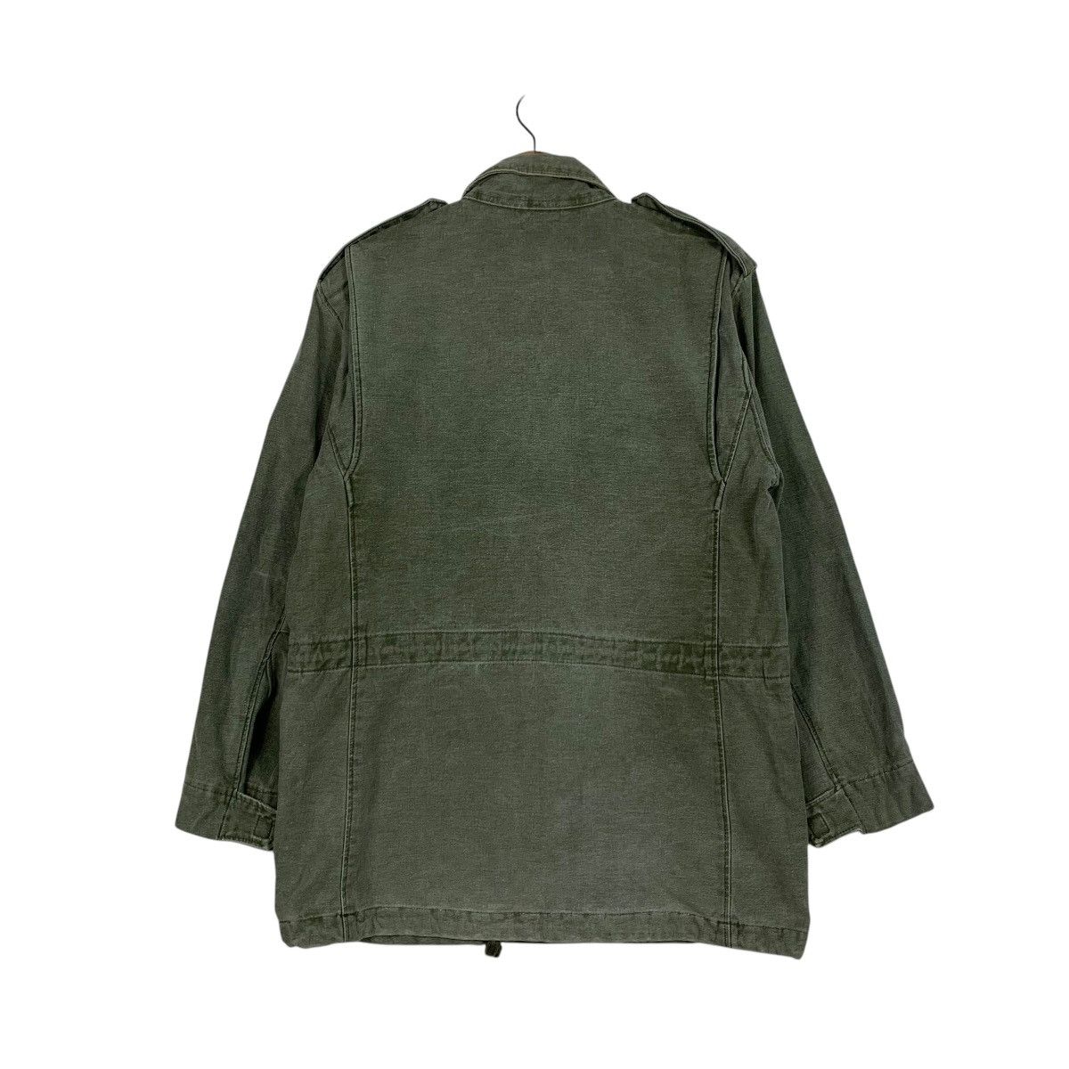 Japanese Brand VOCEVER Light Wash Olive Green Chore Jacket #1826-C27 Size US M / EU 48-50 / 2 - 7 Thumbnail