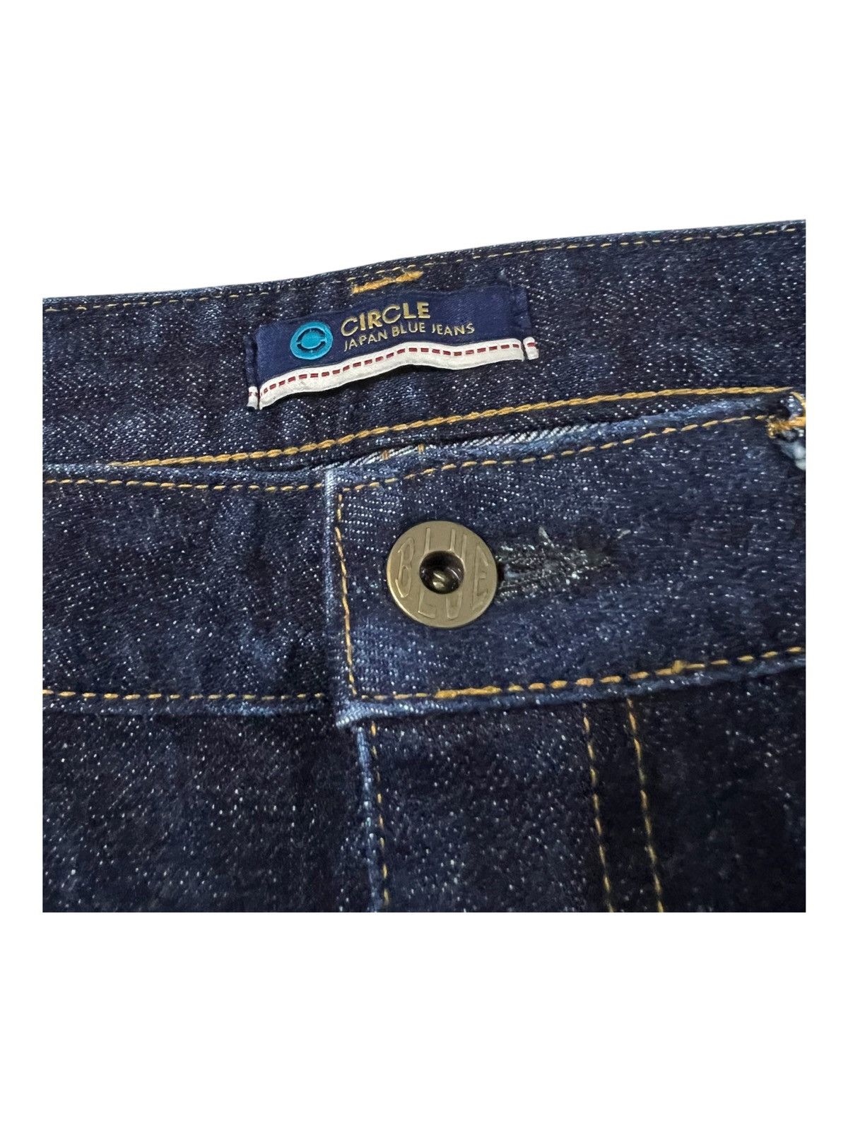 Indigo Japan Blue Jeans Japan 14.8OZ J031 Indigo Dyed Selvage Jeans Size US 30 / EU 46 - 6 Thumbnail