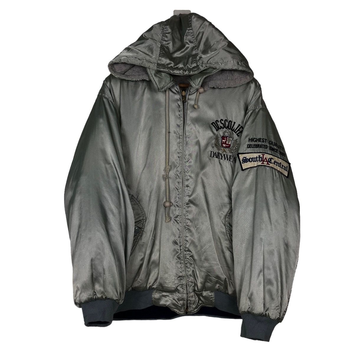 Japanese Brand 🔥Reversible Bomber Jacket American Sport No Time Lose Size US M / EU 48-50 / 2 - 16 Thumbnail