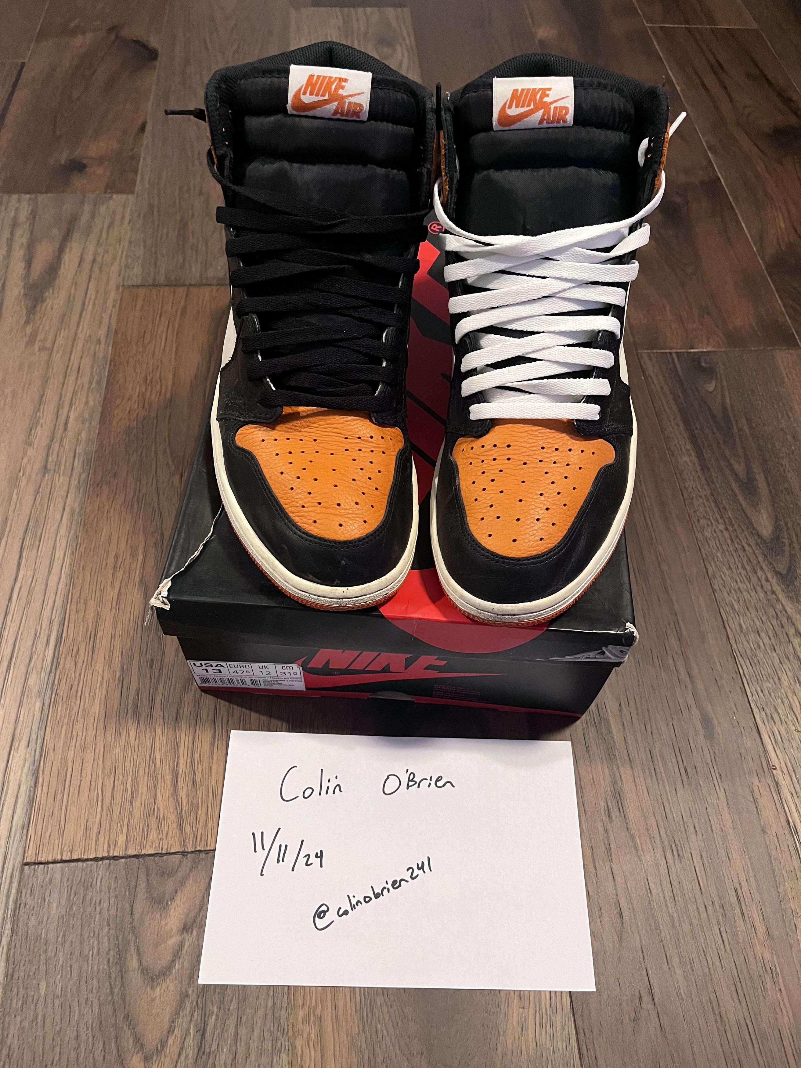 Nike Jordan 1 Shattered Backboard OG Size US 13 / EU 46 - 2 Thumbnail