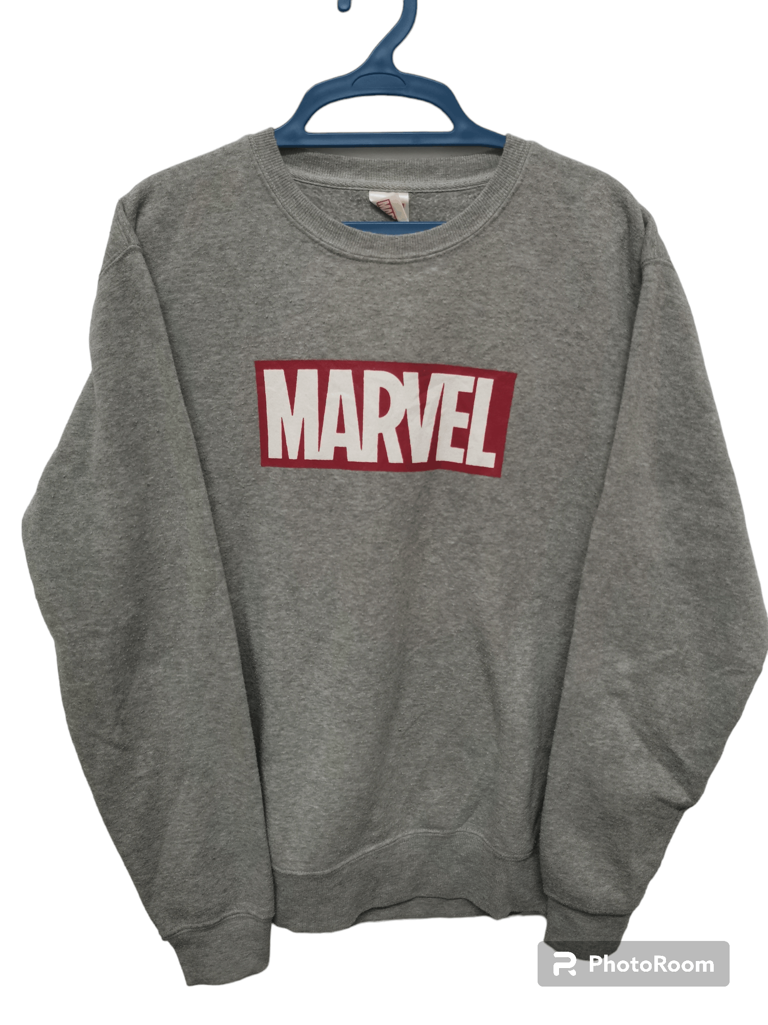 Vintage Vintage Marvel Big Logo Sweatshirt Size US L / EU 52-54 / 3 - 1 Thumbnail