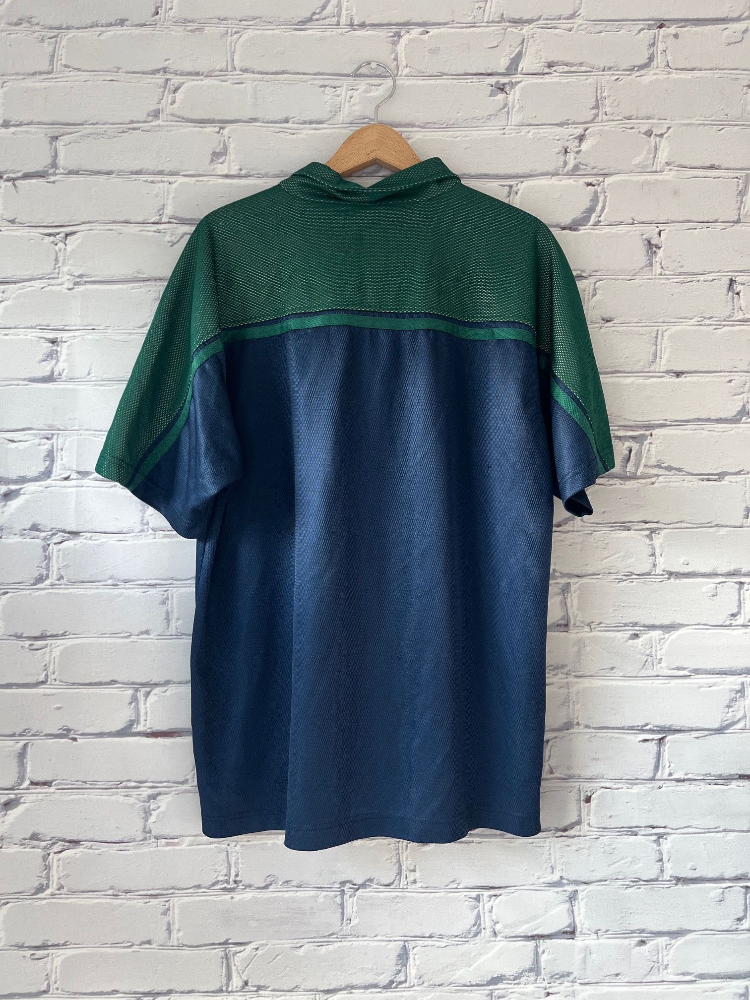 Rap Tees Vintage Claudio Nucci Mesh Zip Polo Shirt Size US XL / EU 56 / 4 - 2 Thumbnail