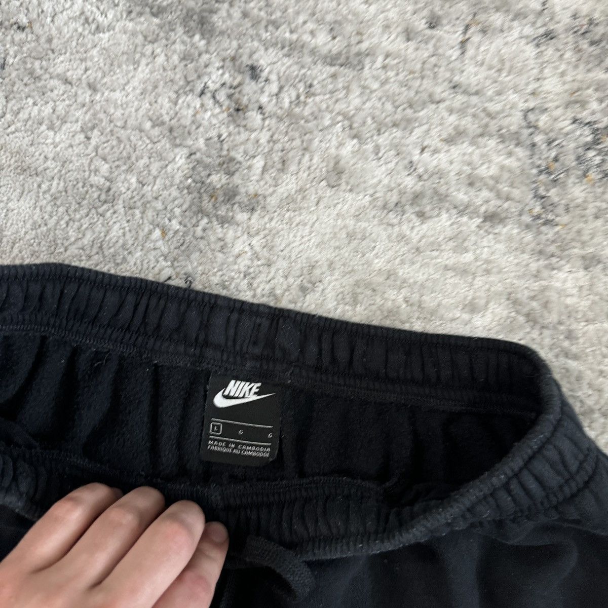 Nike × Vintage Vintage y2k Nike baggy wide leg cargo black shorts Size US 30 / EU 46 - 3 Thumbnail