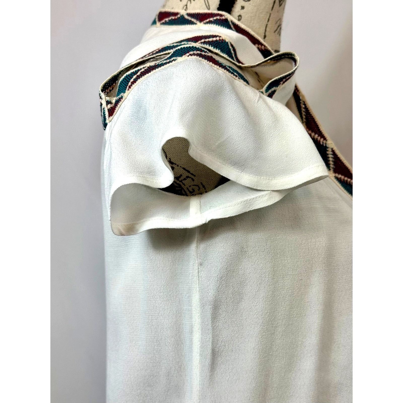 Maje Maje Lisea Cold Shoulder Crepe Top Black White S Size S / US 4 / IT 40 - 9 Thumbnail