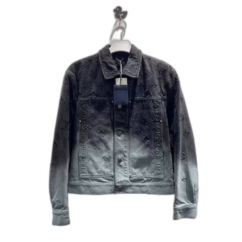 Louis Vuitton LV Embroidered Gradient Denim Jacket-2507 Size US M / EU 48-50 / 2 - 1 Thumbnail