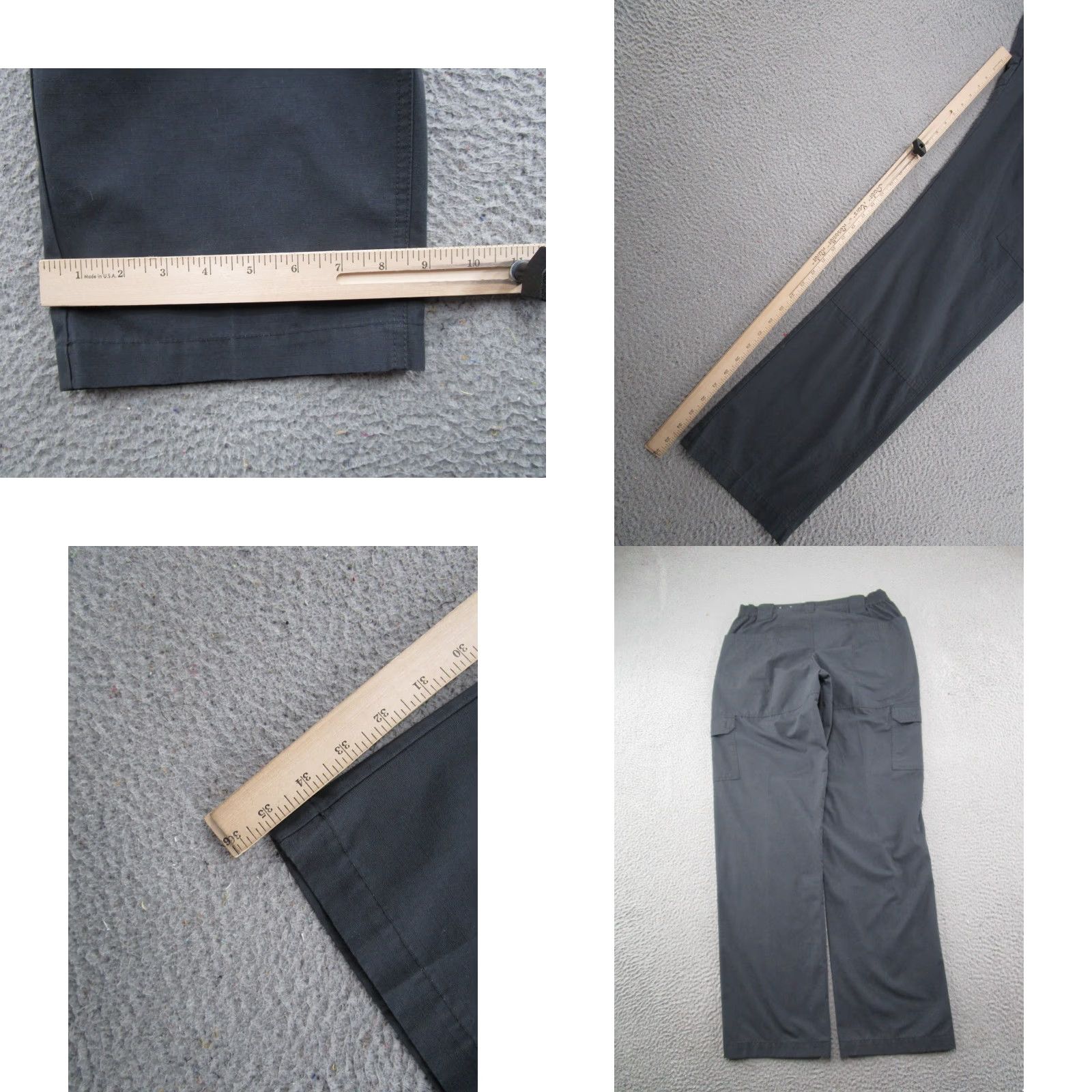 Propper Propper Men's Cargo Pants Black 36x36 Double Knee Ripstop Workwear 5-Pocket Inseam 35in Flat Front Button Zip Cargo Style Regular Mens Size US 36 / EU 52 - 8 Thumbnail