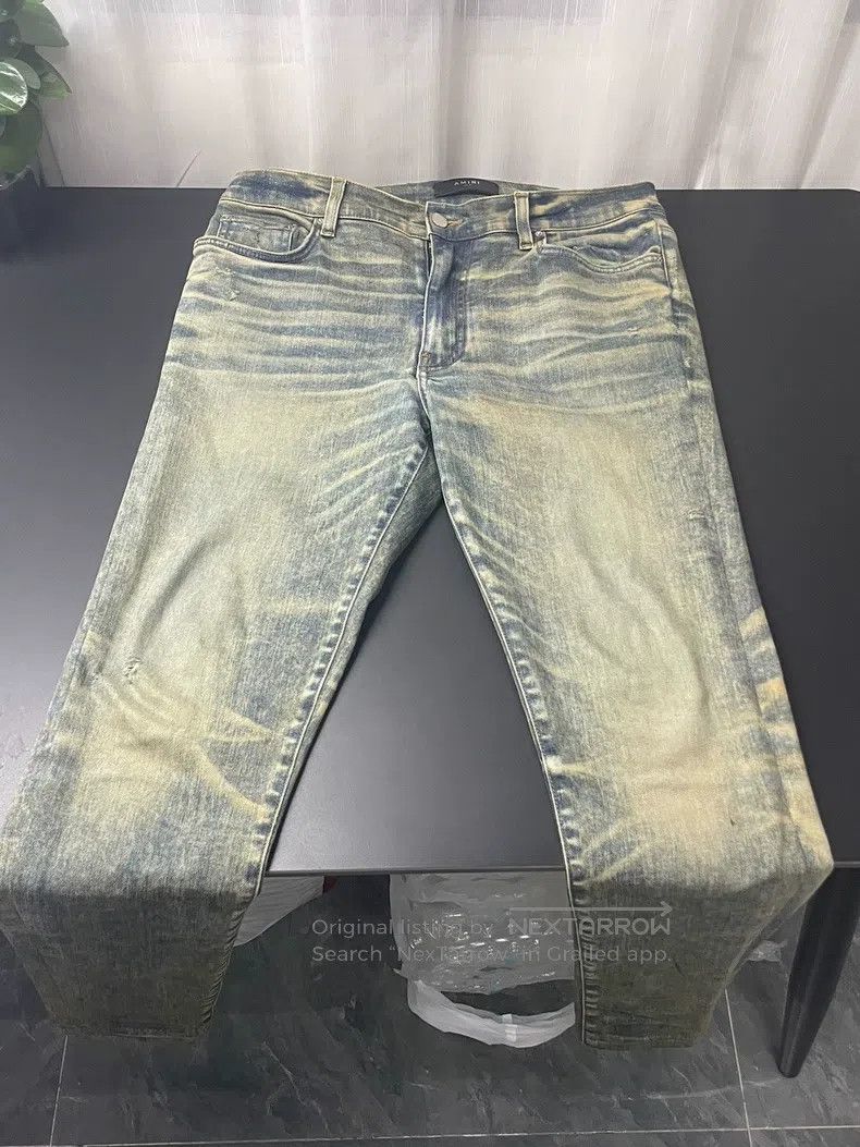 Amiri Amiri Rendered Old School Denim Jeans Size US 36 / EU 52 - 6 Thumbnail