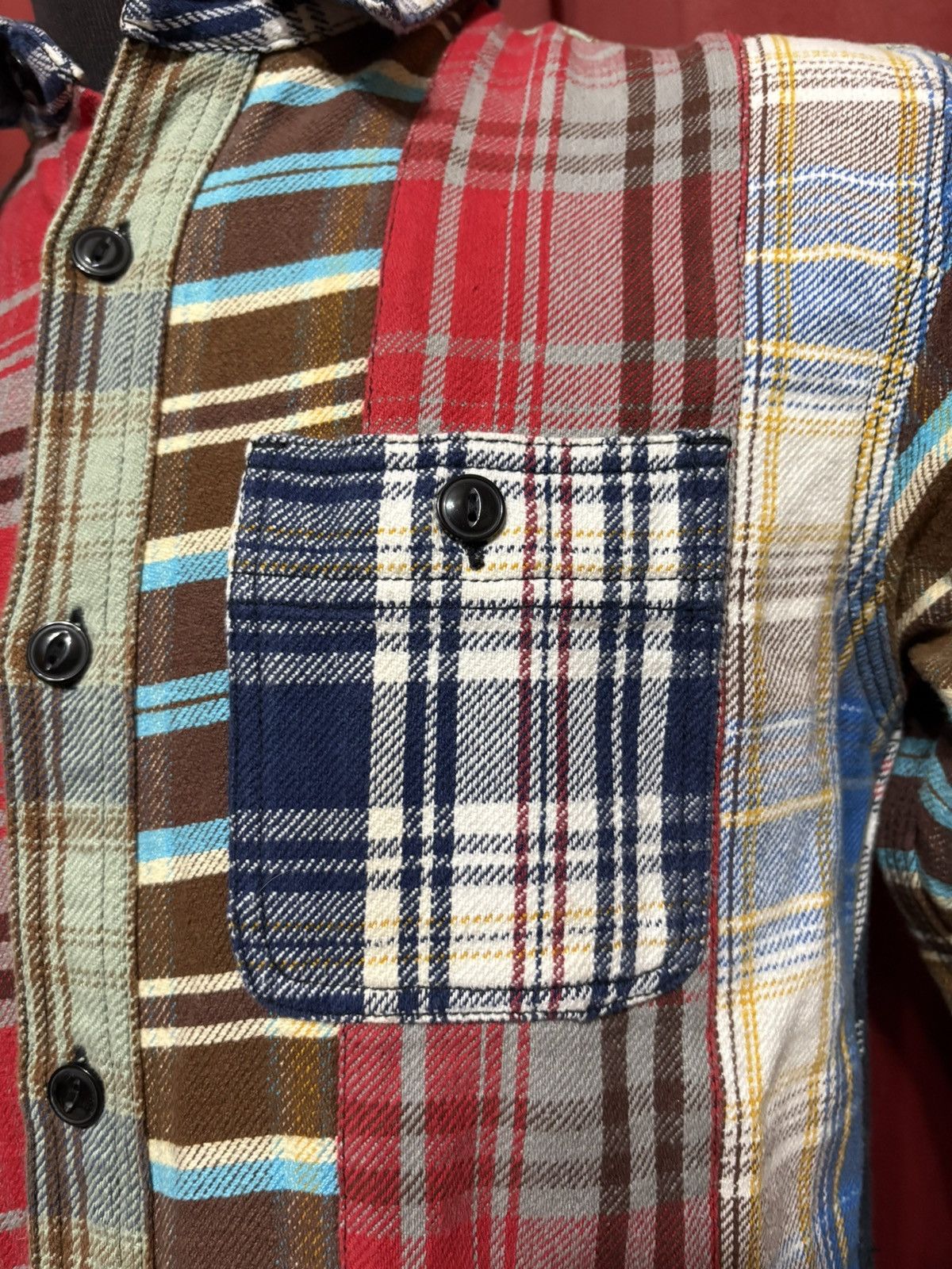 Other Freak’s Store Patchwork Shirt Y2k Plaid Size US L / EU 52-54 / 3 - 6 Thumbnail