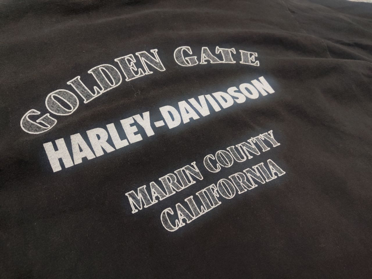 Other Vintage 1993 Harley Davidson Golden Gate Faded T shirt Tee Size US M / EU 48-50 / 2 - 11 Thumbnail