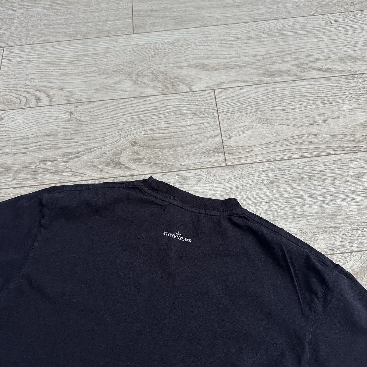 Stone Island Stone Island Bog Logo Navy T Shirt Size US L / EU 52-54 / 3 - 8 Thumbnail