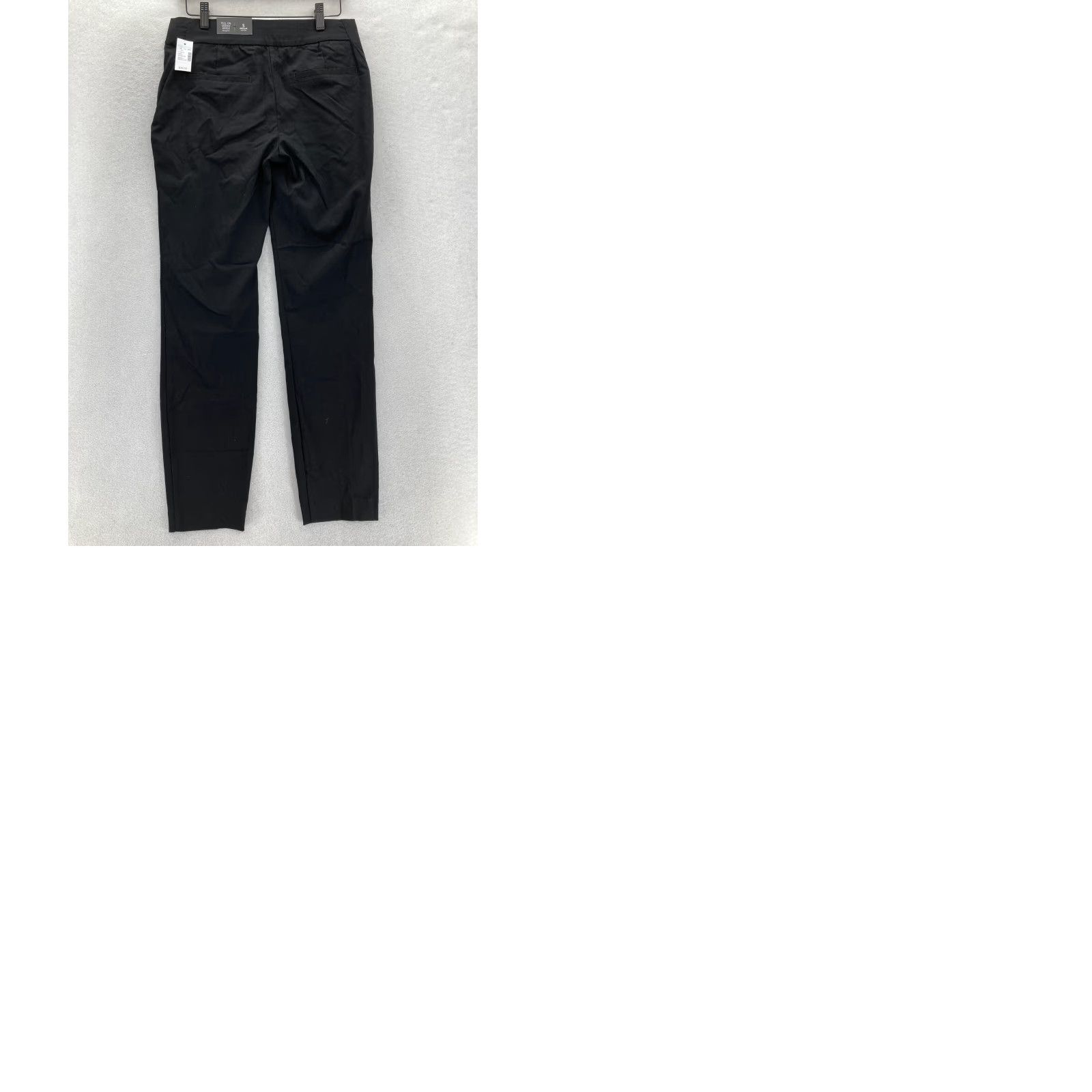 Vintage Maurices Bengaline Skinny Ankle Pant Women's Small Black Stretch Pull On Comfort Size 30" / US 8 / IT 44 - 9 Thumbnail