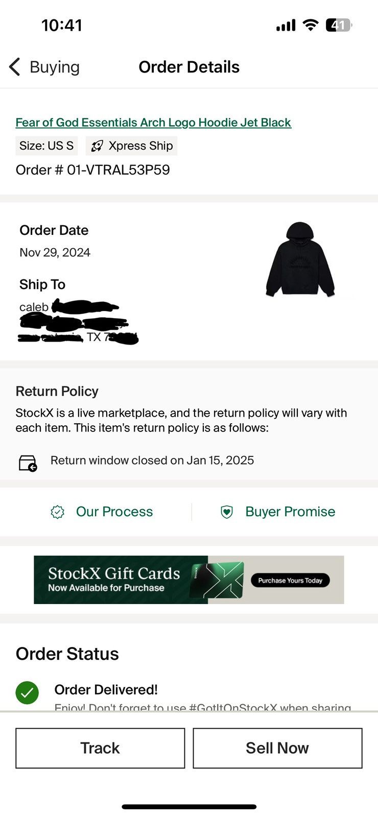 Fear of God essentials fear of god hoodie Size US S / EU 44-46 / 1 - 6 Thumbnail