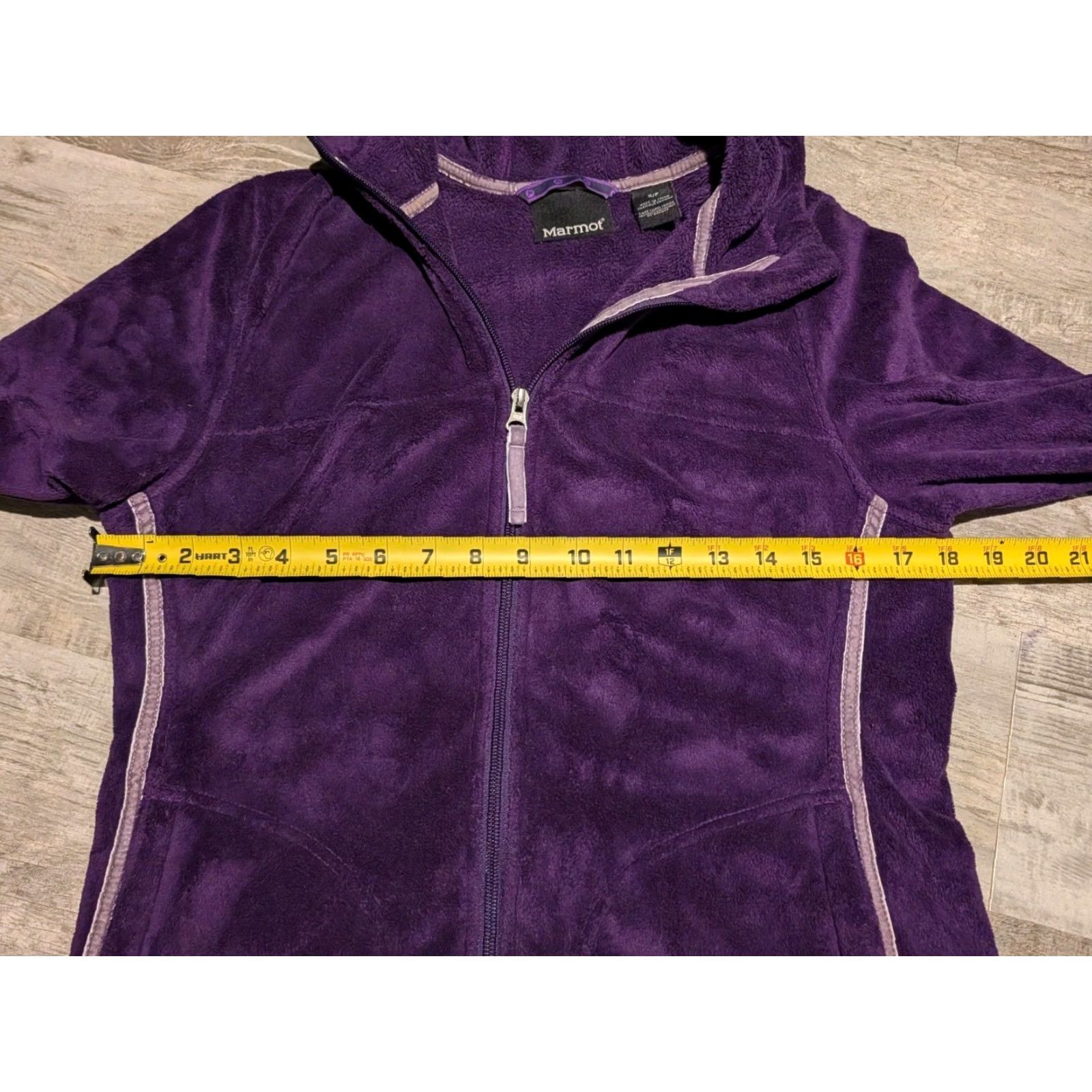 Marmot Marmot Womens S Plush Fleece Full Zip Jacket Hooded in Plum Purple, Purple, Zip, Pockets, Casual Outdoor Jacket Womens S Plum Purple Size S / US 4 / IT 40 - 6 Thumbnail