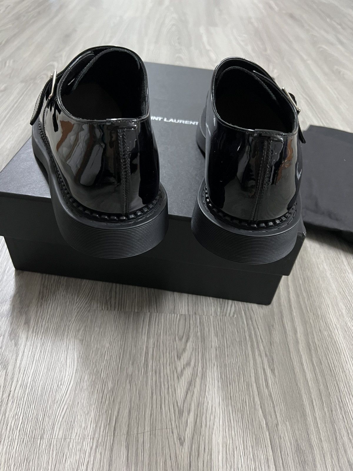 Saint Laurent Paris Saint Laurent Teddy Monkstraps Size US 8 / EU 41 - 6 Thumbnail