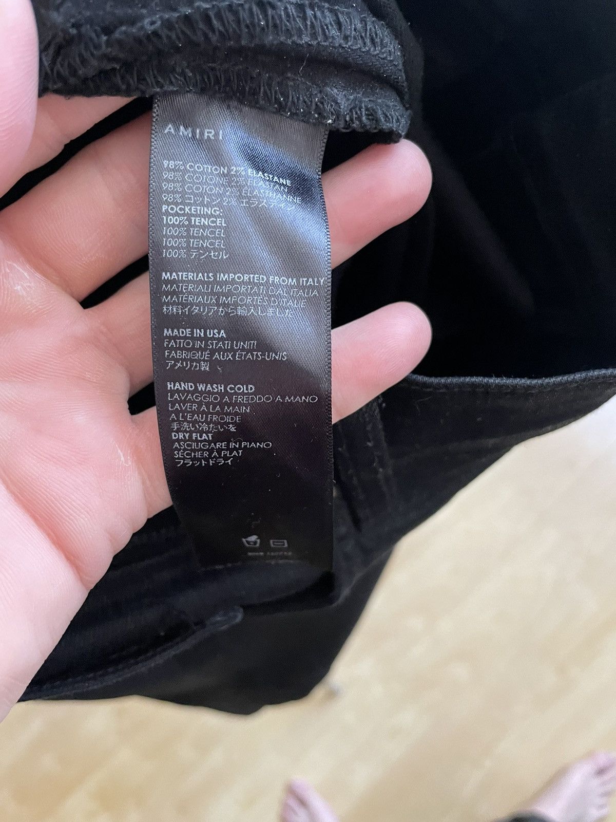 Amiri Black Amiri Stretch Jeans Size US 36 / EU 52 - 10 Thumbnail
