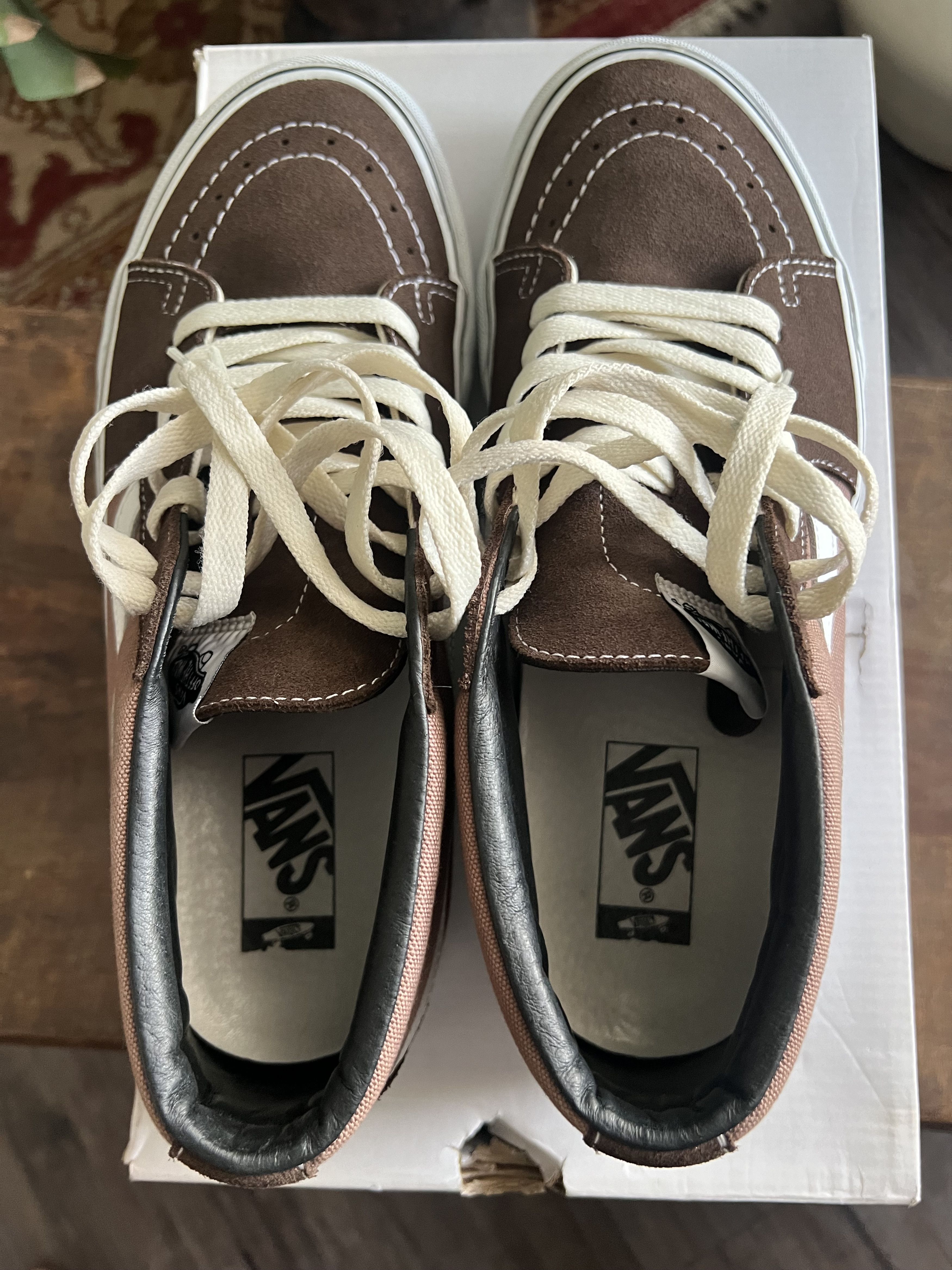 JJJJound × Vans JJJJound x Sk8-Mid VLT LX 'Brown' Size US 9.5 / EU 42-43 - 6 Thumbnail