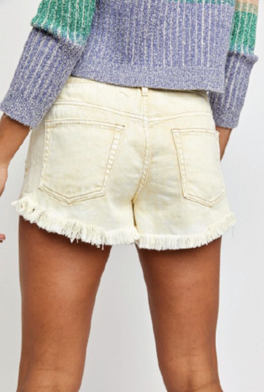 Free People Free People Loving Good Vibrations Cutoffs Banana Split 30 Size 30" / US 8 / IT 44 - 4 Thumbnail