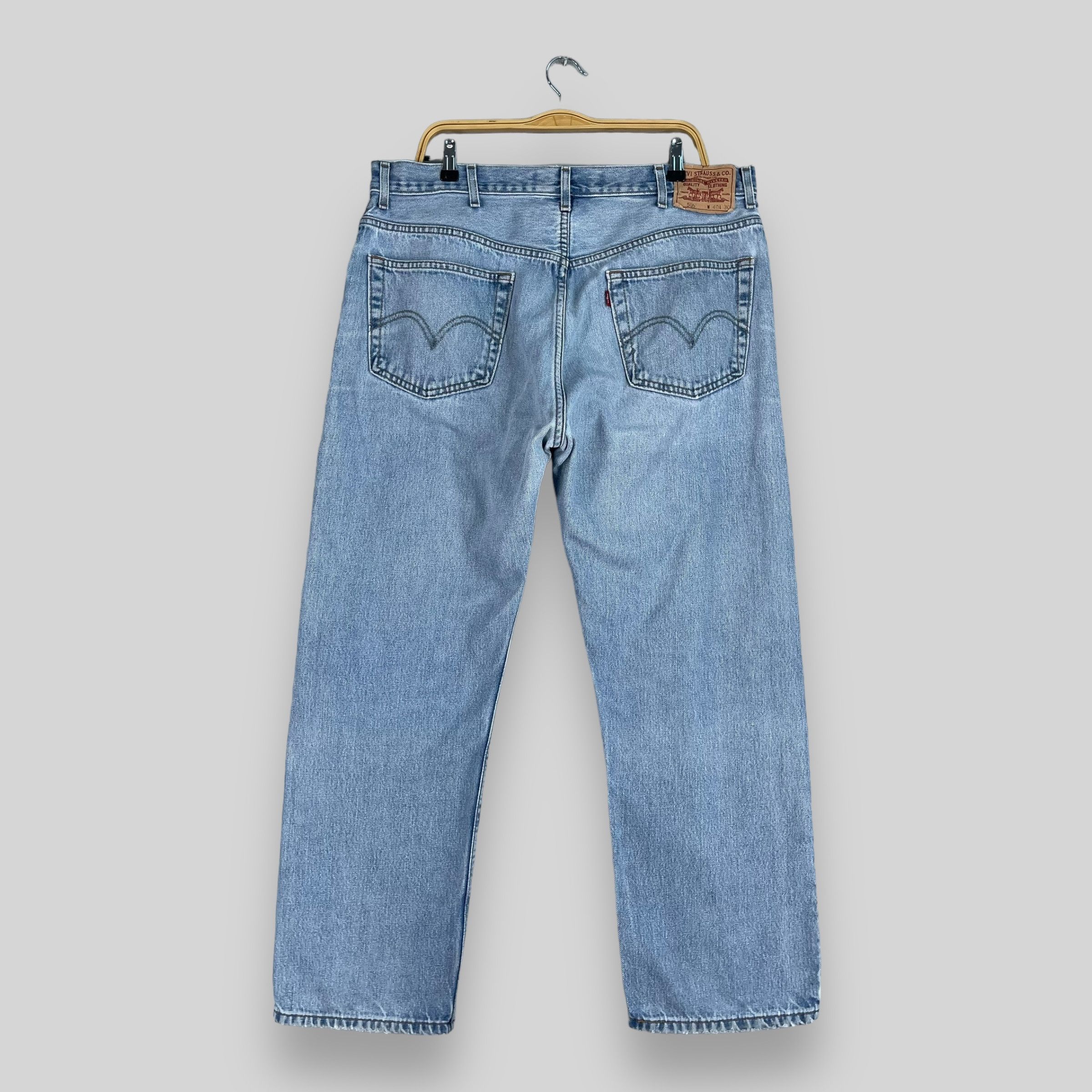 Levi's × Vintage W38 L29 Vintage Levis 505 Distressed Light Blue Wash Jeans Size US 38 / EU 54 - 8 Thumbnail
