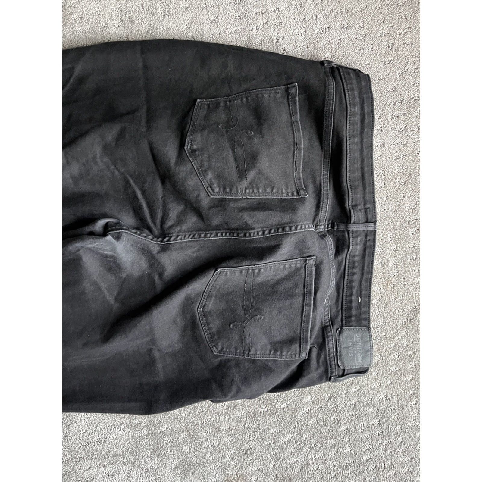 Denizen VINTAGE Denizen From Levi's High Rise Skinny Black Jeans 18M 34" x 30" Denim Woman Jeans Skinny Black Denizen From Levi's 34 in 27 in Modern Size 40" / US 18 - 2 Thumbnail