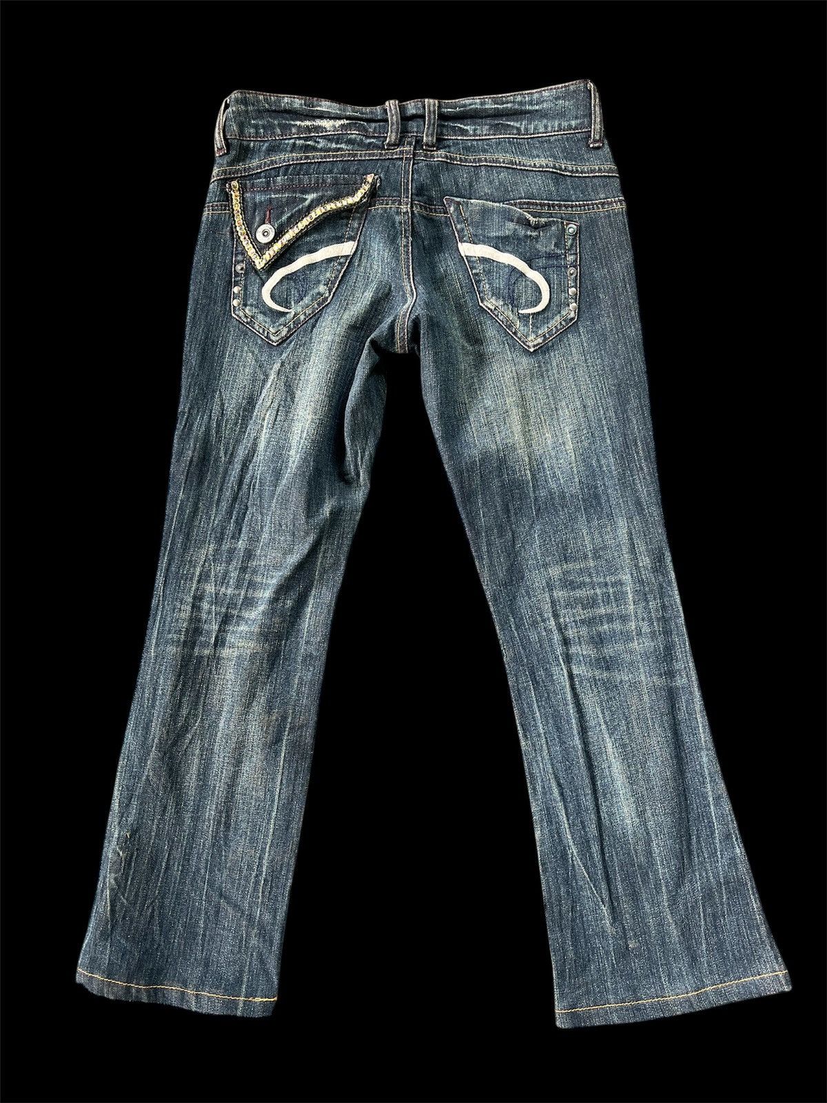 Japanese Brand × Tornado Mart × Vintage Flare Tornado Mart Inspired Denim Size US 30 / EU 46 - 2 Thumbnail